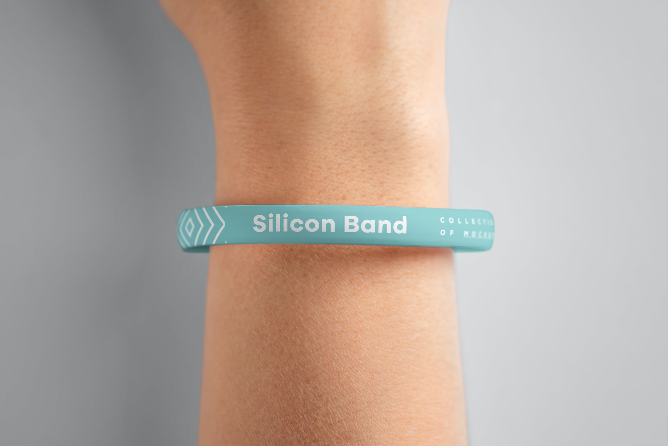 10款运动塑料手环设计展示样机模板 Silicon Band Mockup_img_2