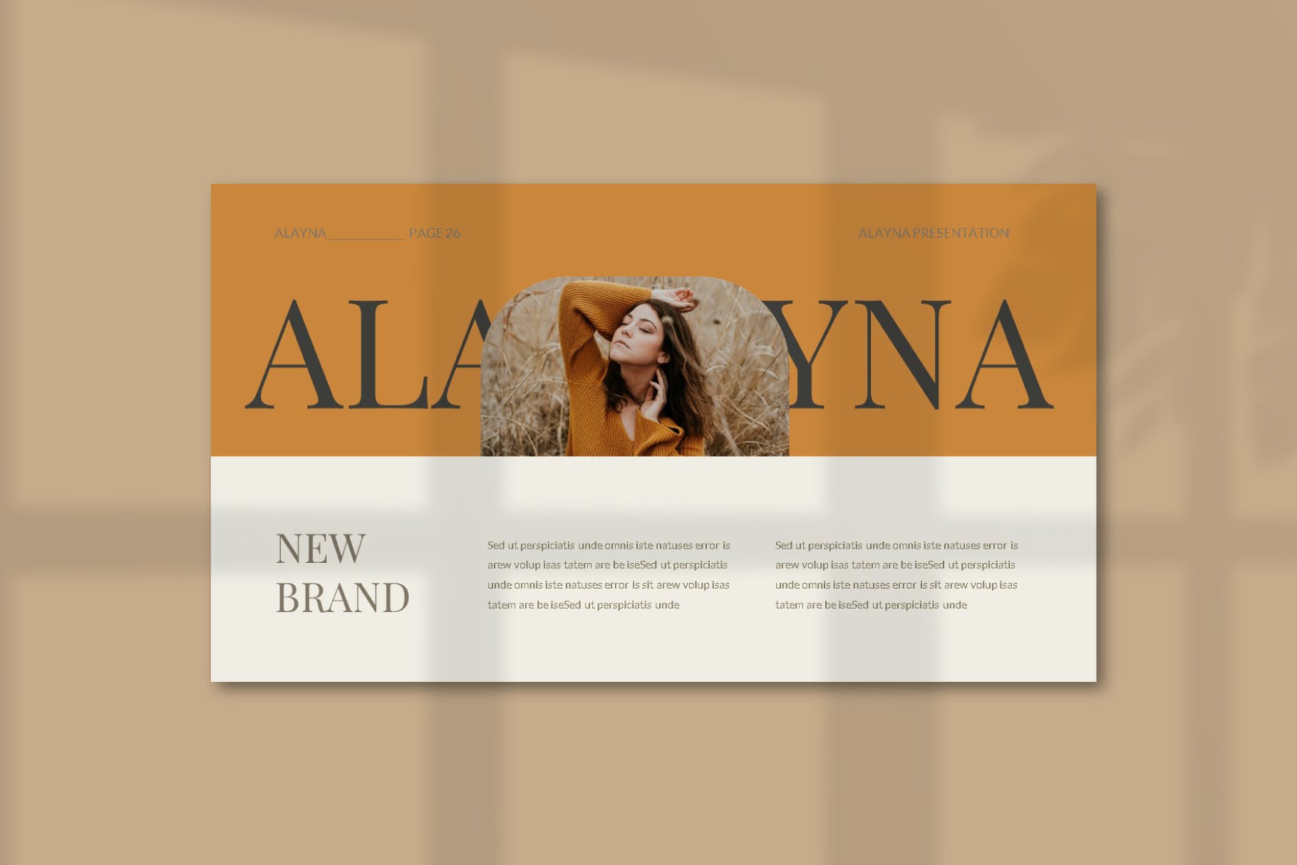 现代极简主义优雅轻奢品牌推广PPT演示文稿模板素材 Alayna - Powerpoint Template_img_2