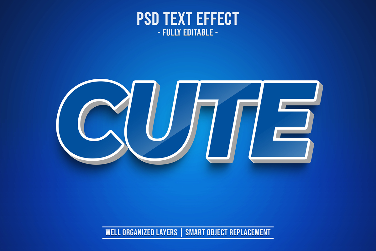 11款立体字效果徽标标题设计PS样式模板 Text Effect Mockup_img_2