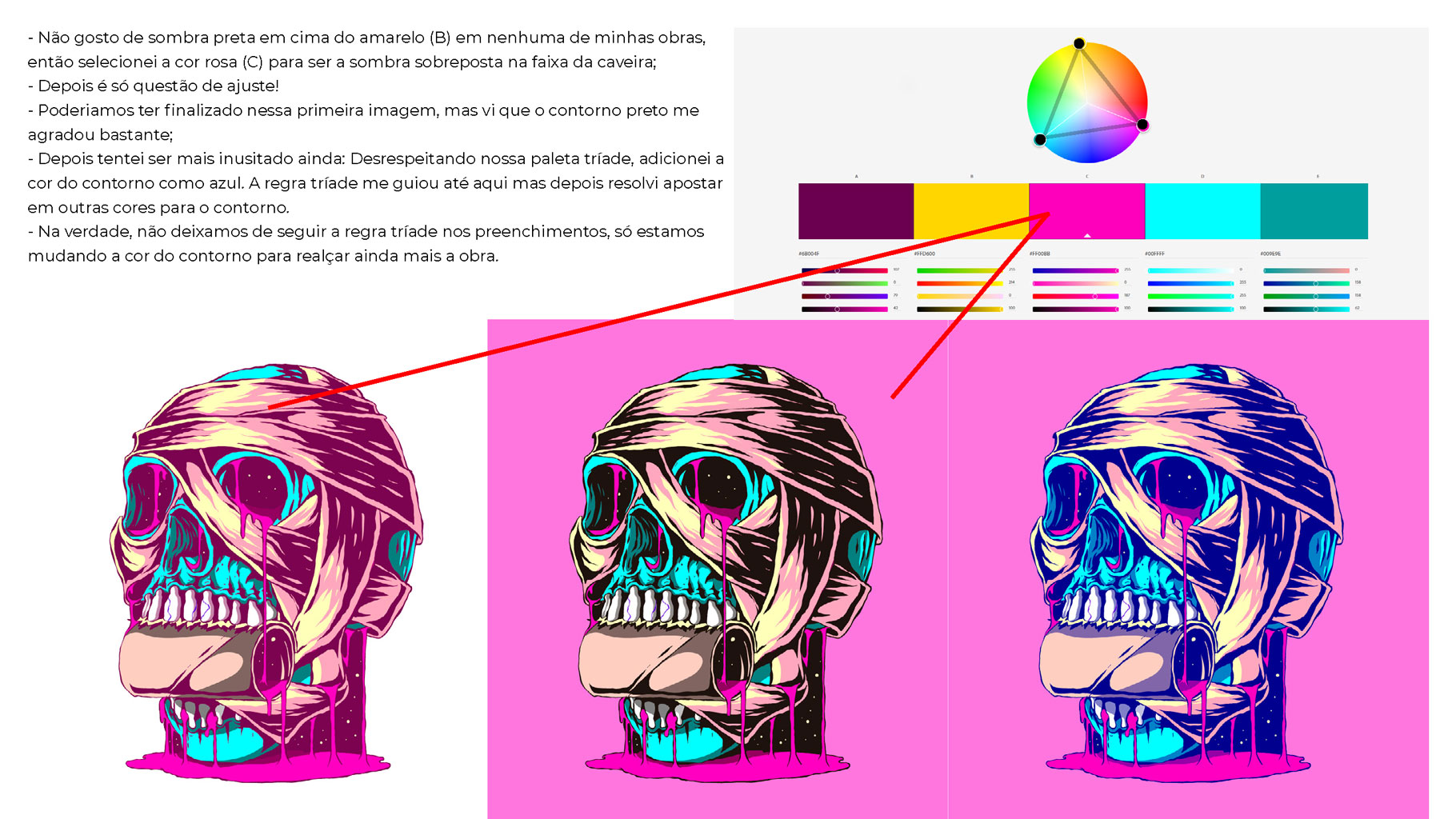 300款色彩亮丽蒸汽波风动画绘画色板色轮模板素材 300 Color Swatches For Adobe Illustrator & Adobe Photoshop_img_2