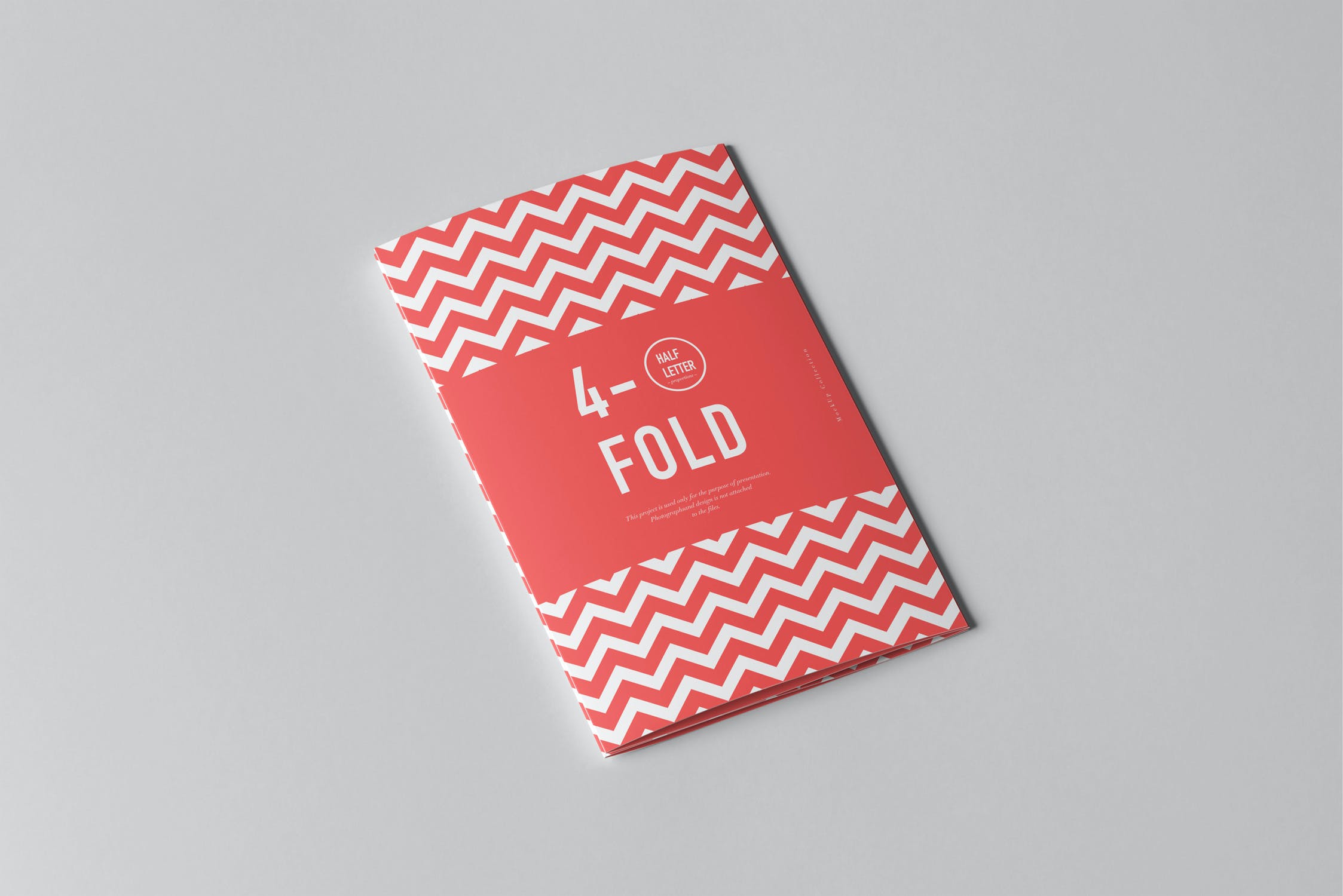 10款四折页小册子设计展示样机PSD模板 Four-Fold Half Letter Brochure Mockup_img_2