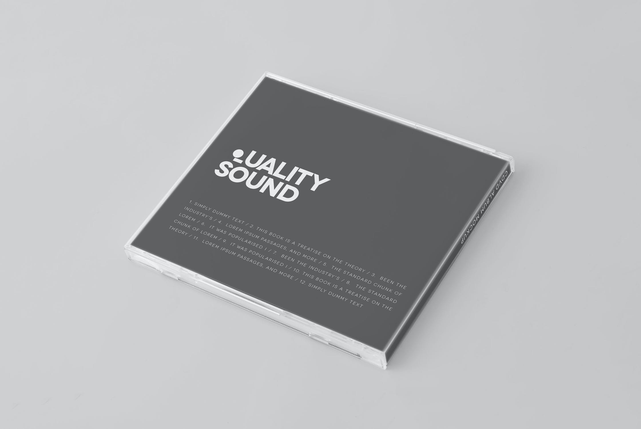 11款逼真CD/DVD包装盒设计展示样机模板 CD/DVD Album Mockup_img_2