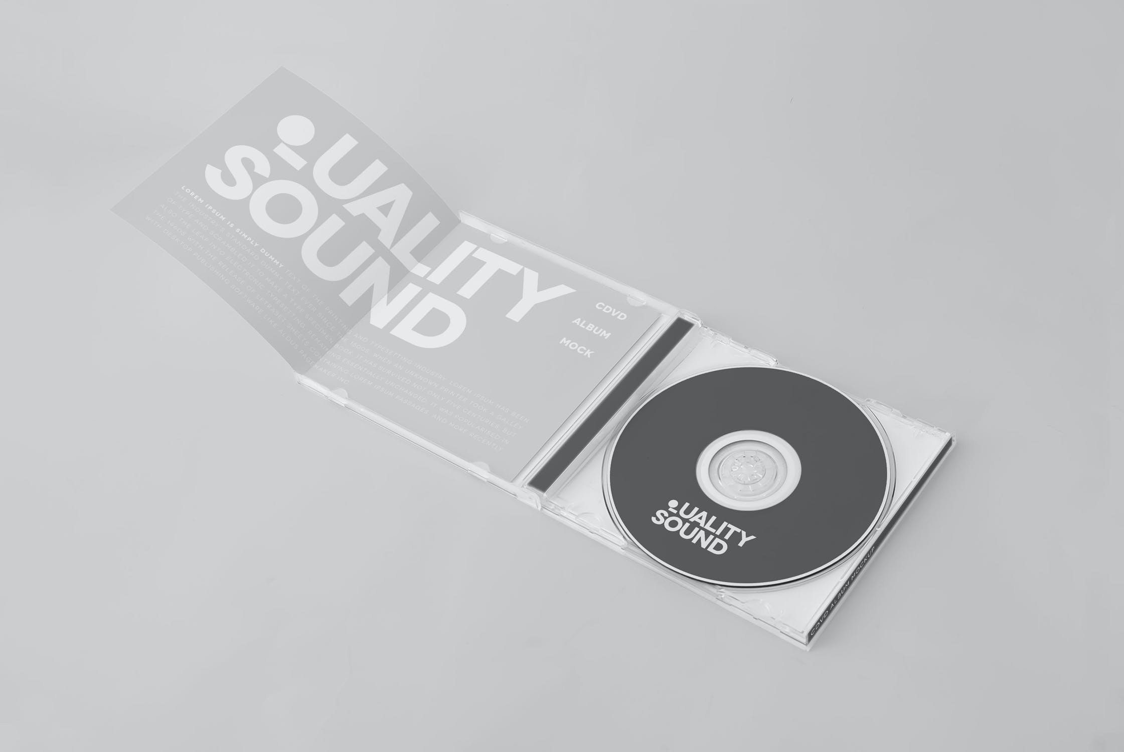11款逼真CD/DVD包装盒设计展示样机模板 CD/DVD Album Mockup_img_2