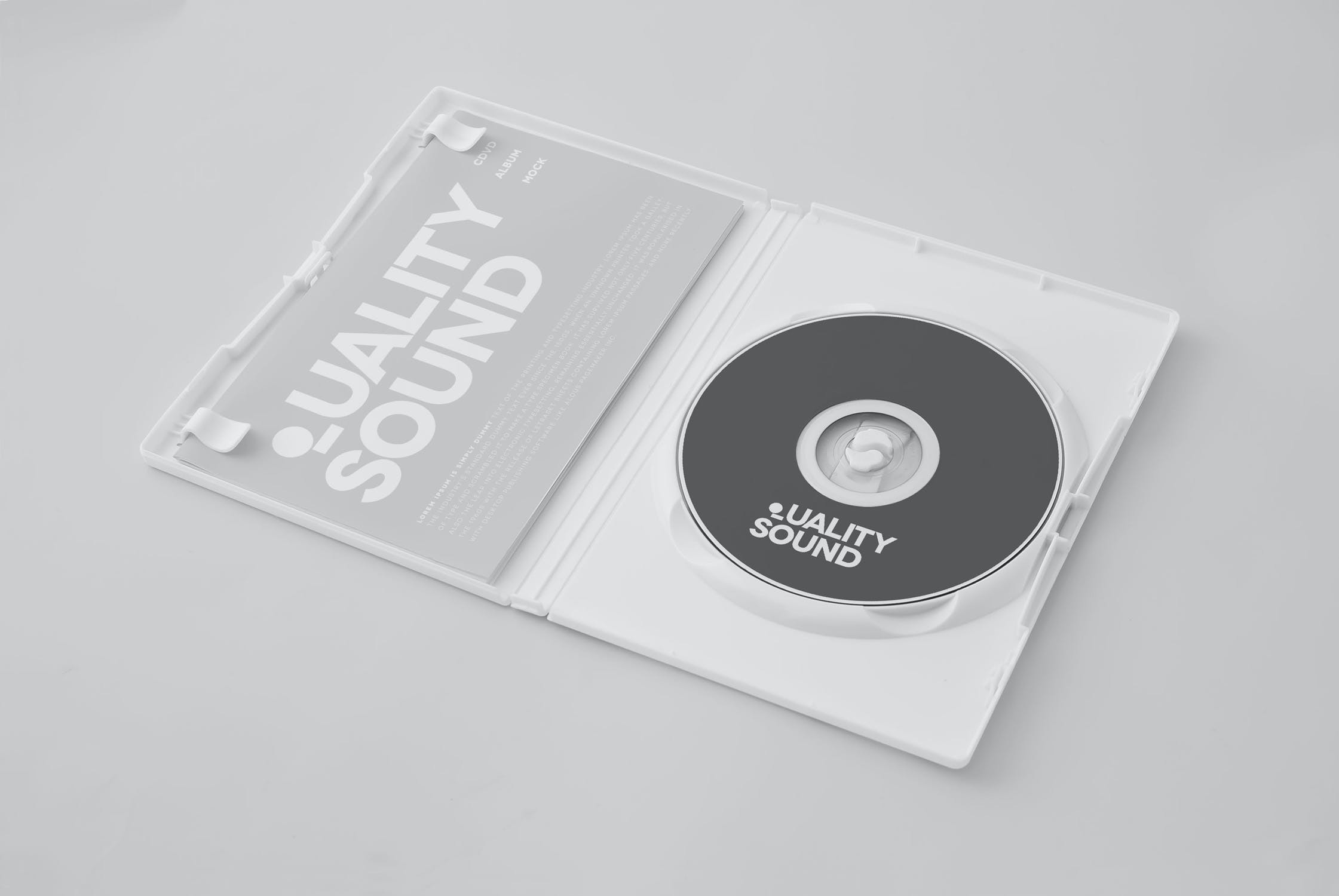 11款逼真CD/DVD包装盒设计展示样机模板 CD/DVD Album Mockup_img_2