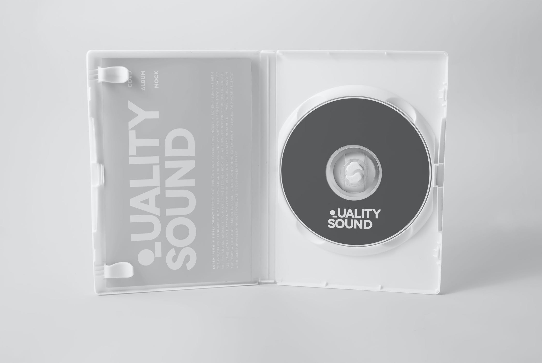 11款逼真CD/DVD包装盒设计展示样机模板 CD/DVD Album Mockup_img_2