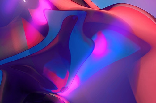 5款抽象科幻全息渐变平面海报设计背景图片素材 5 SCI-FI Abstract Textures_img_2