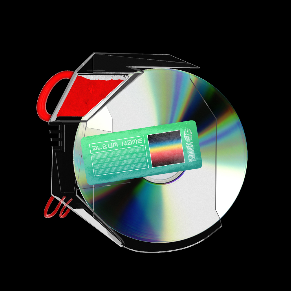 潮流CD光盘贴纸设计展示样机模板 CD Case Mockup_img_2