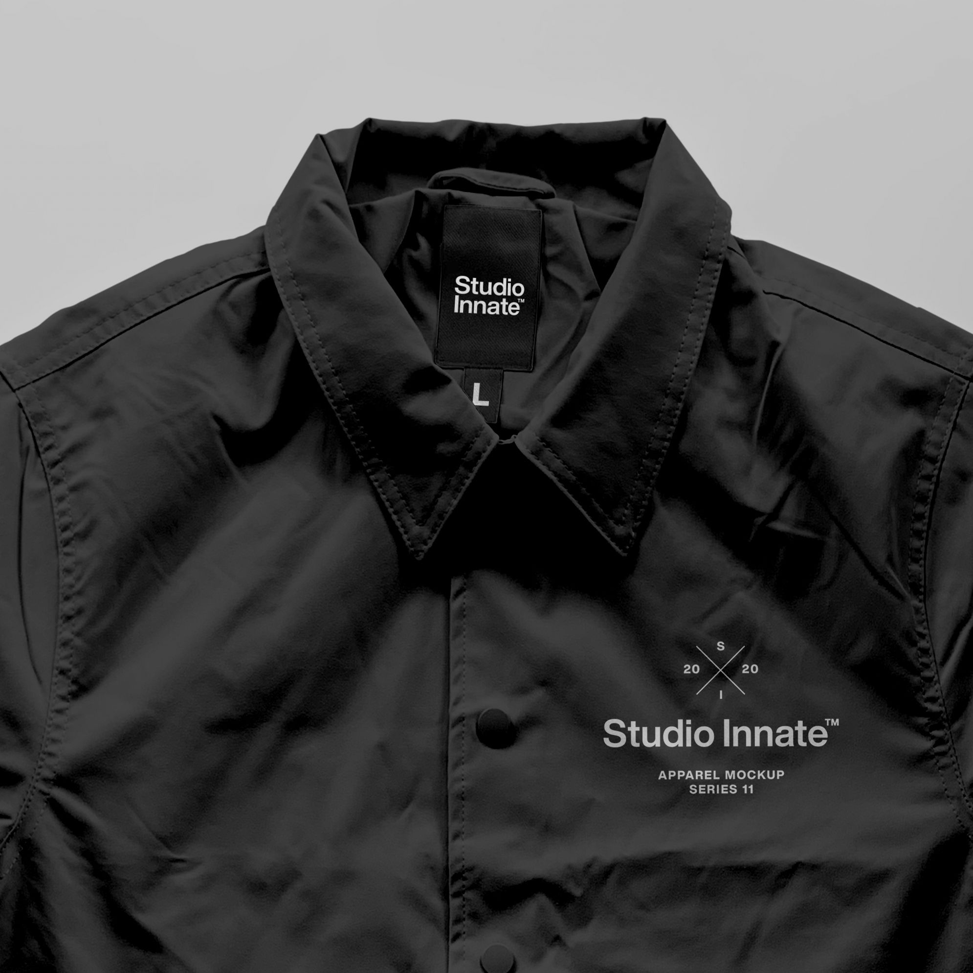 教练长袖夹克衫设计展示样机模板合集 Coach Jacket – Mockup Bundle_img_2