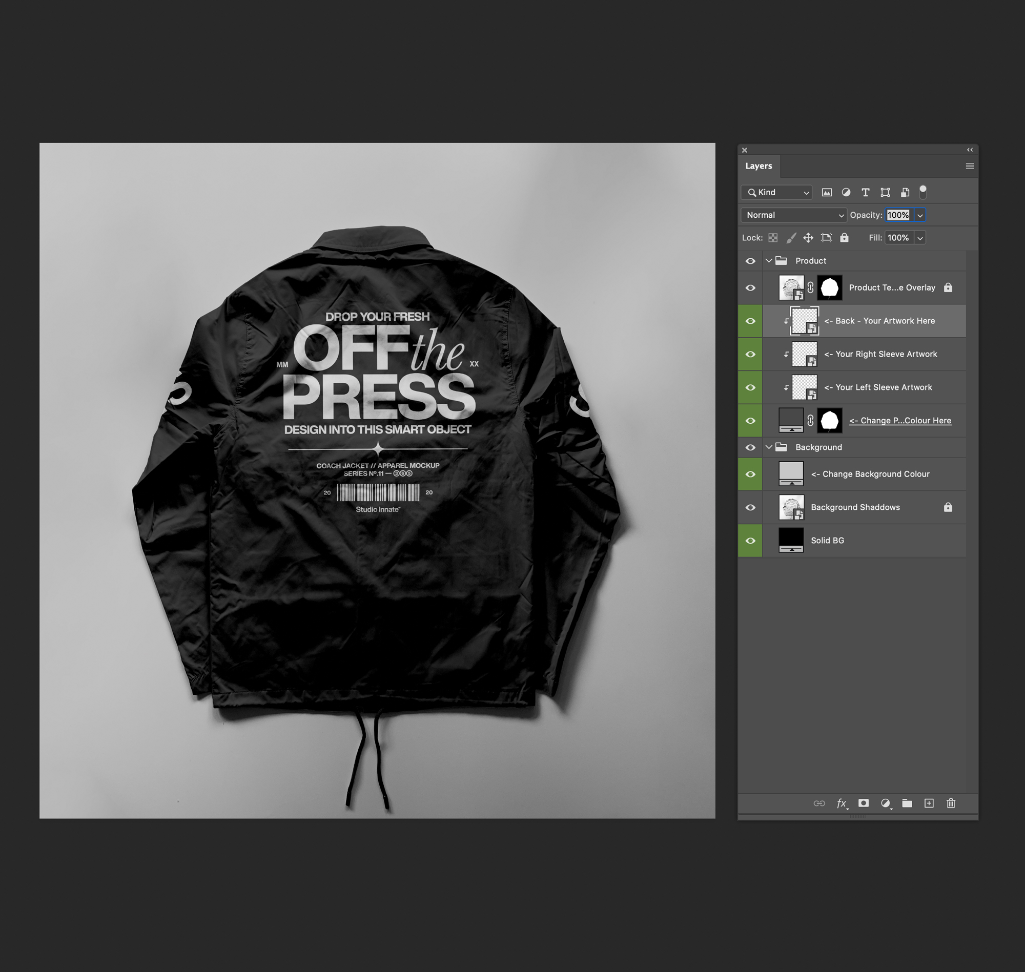 教练长袖夹克衫设计展示样机模板合集 Coach Jacket – Mockup Bundle_img_2