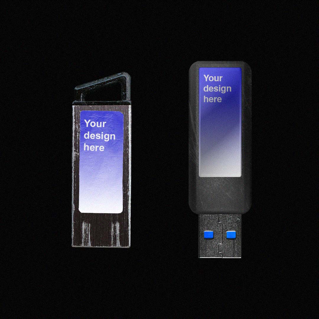 优盘USB存储盘样机 USB Key Mockup_img_2