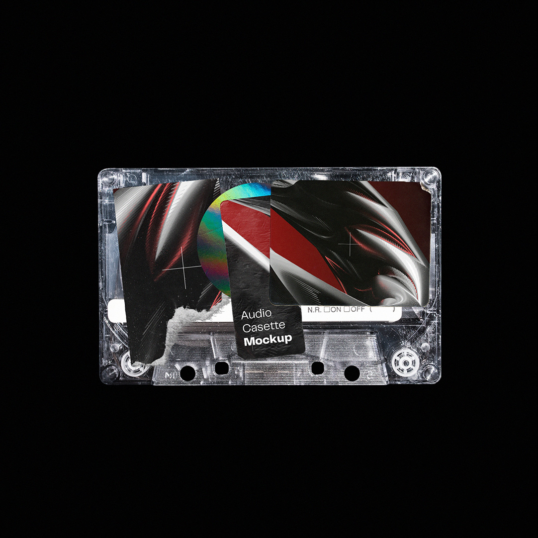 复古录音磁带包装盒设计展示样机模板合集 Audio CassetteMockup Pack_img_2