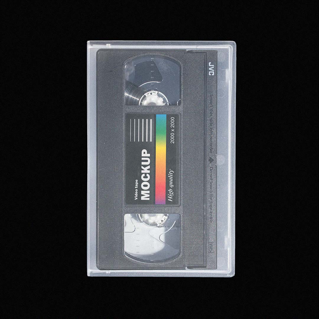 多角度做旧复古磁带纸盒设计展示样机合集 VHS Tape Mockup Pack_img_2