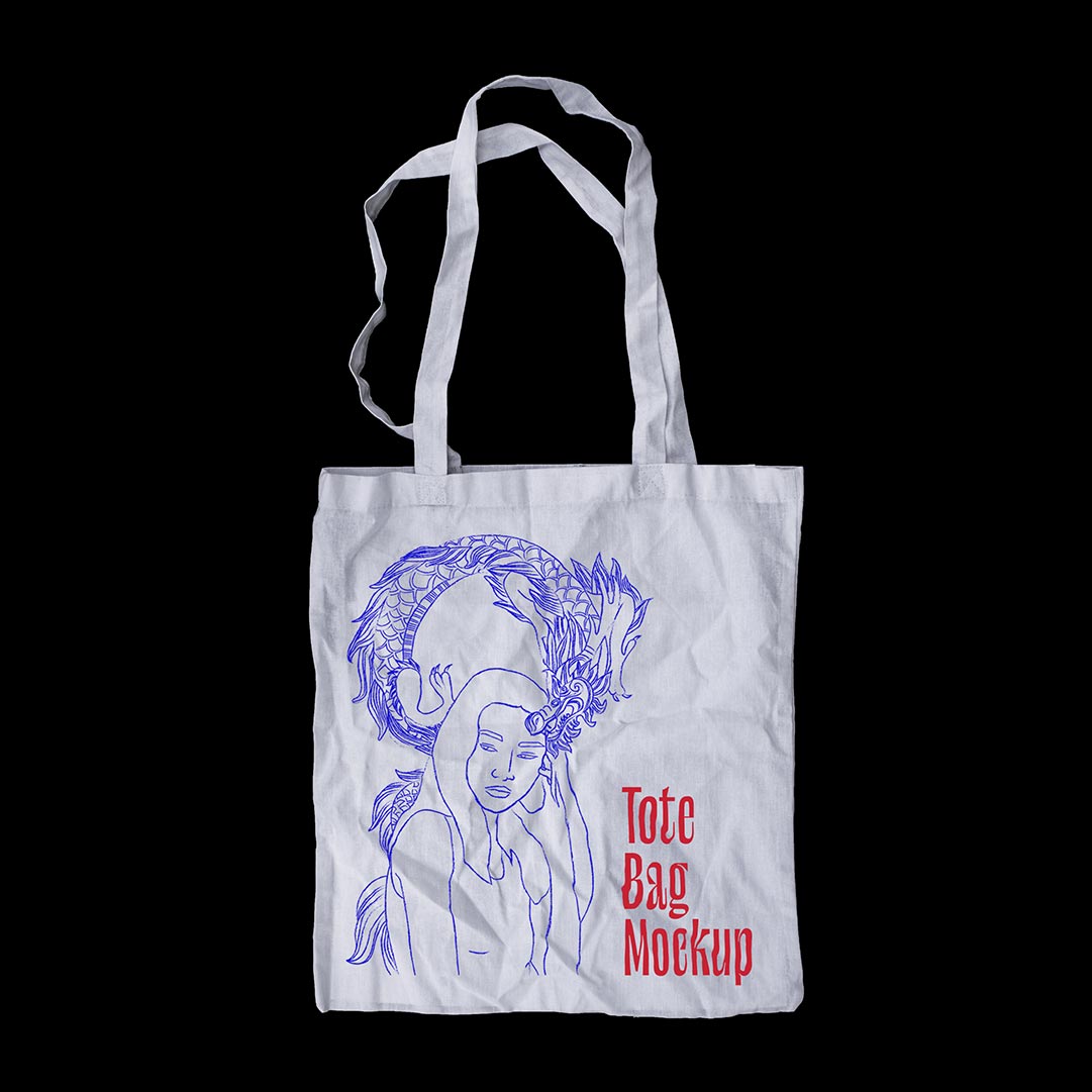 手提袋帆布袋设计样机合集 Tote Bag Mockup Pack_img_2