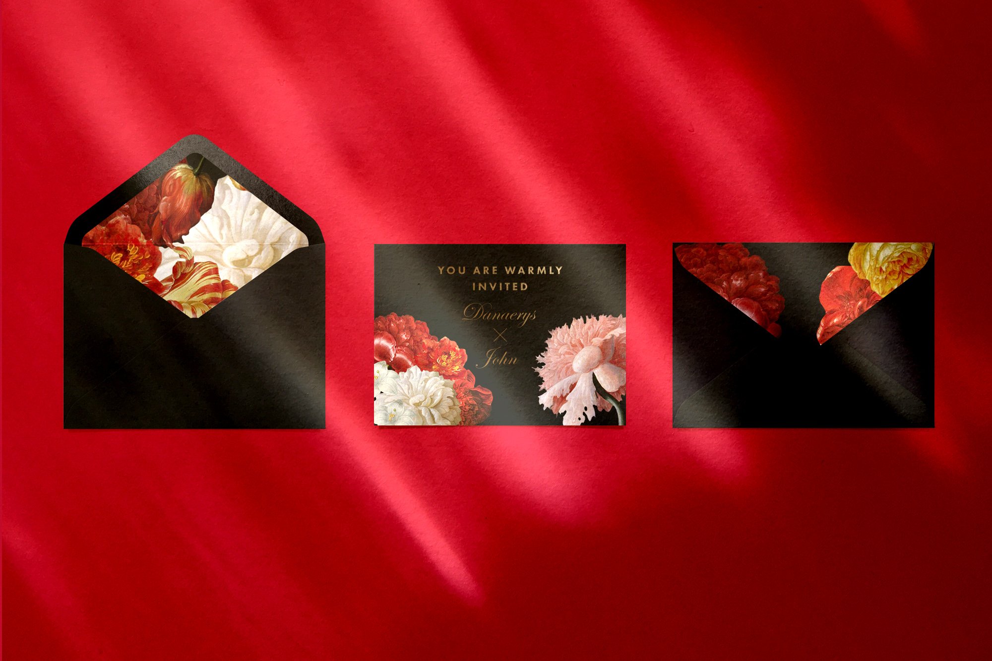 50多种高清复古花卉平面设计PNG透明免抠图片集合 Kurohana - Moody Florals Collection_img_2