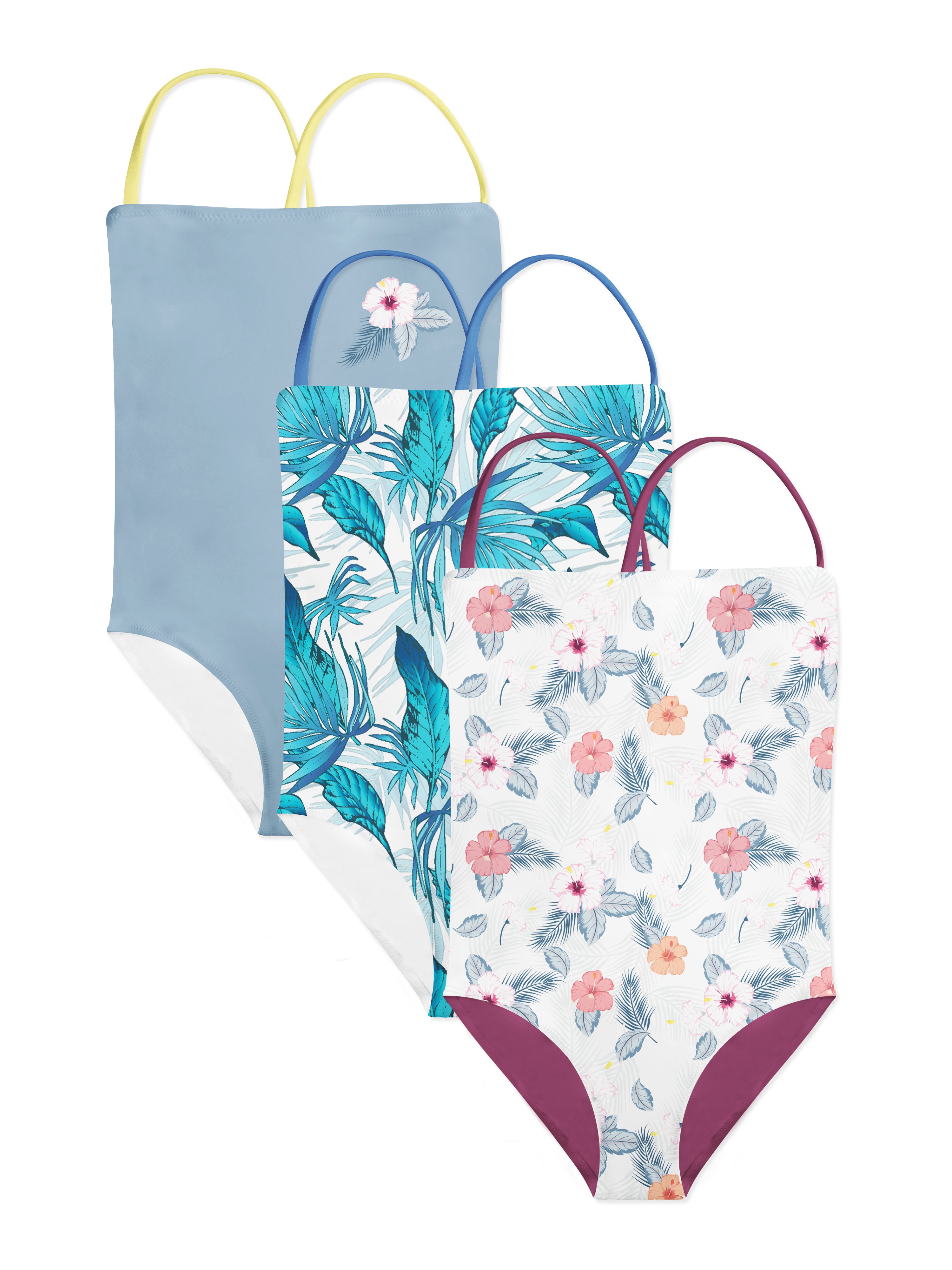 婴儿泳衣连体衣设计展示样机模板 Baby One-Piece Swimming Suit Mockup_img_2