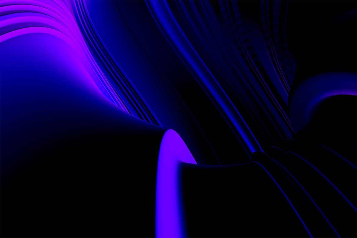 20个高清抽象高科技3D波浪扭曲背景图片素材 GEO WAVES4 Image Pack_img_2