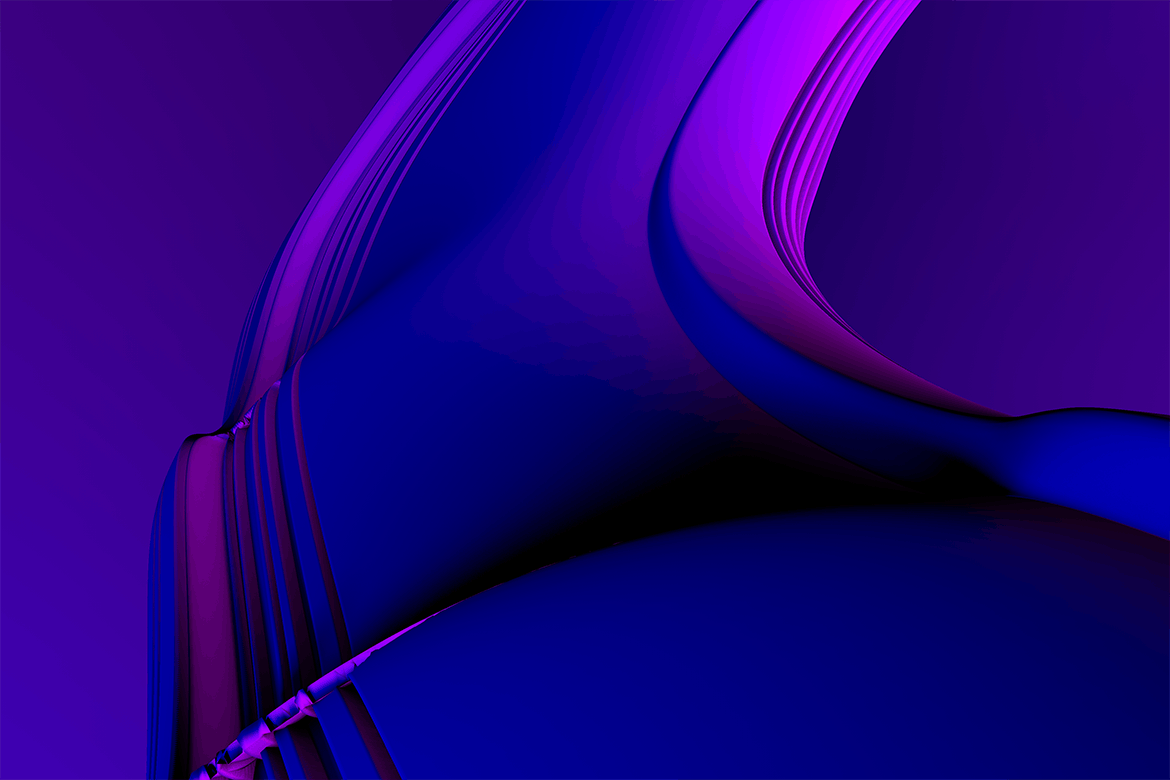 20个高清抽象高科技3D波浪扭曲背景图片素材 GEO WAVES4 Image Pack_img_2