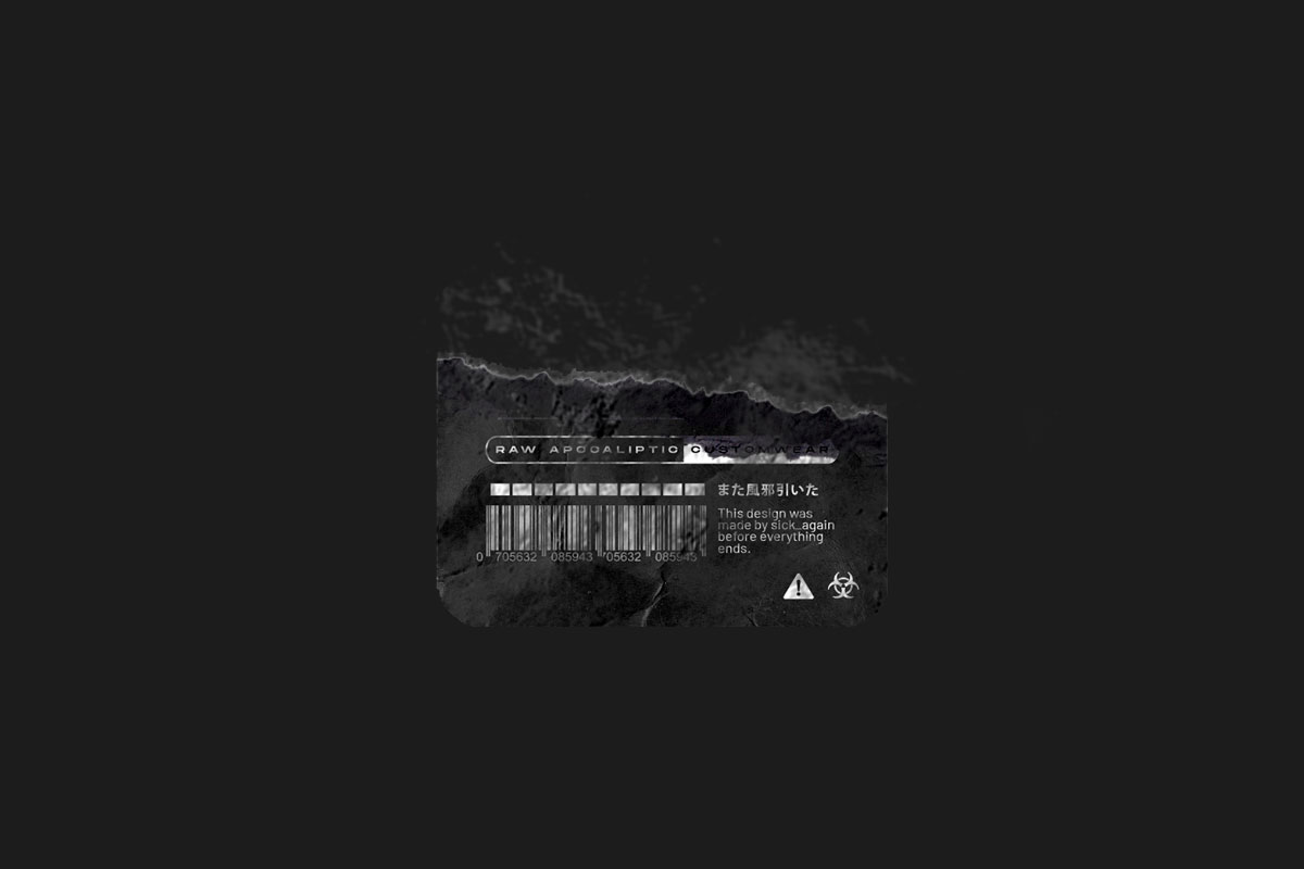 复古做旧不干胶胶带标签贴纸PS设计素材 Ultimate Raw Sticker Pack 3_img_2