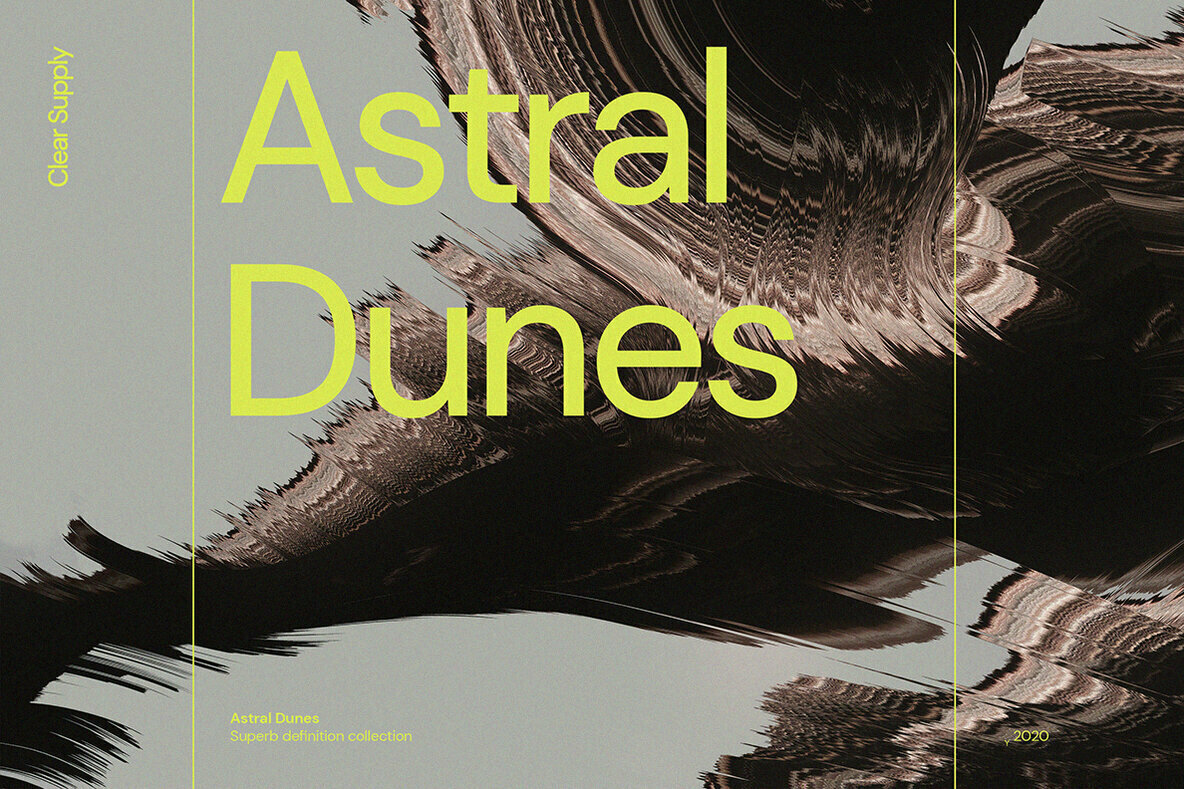 10款抽象高清星际沙丘复合材料平面广告海报设计背景图片素材 Astral Dunes_img_2