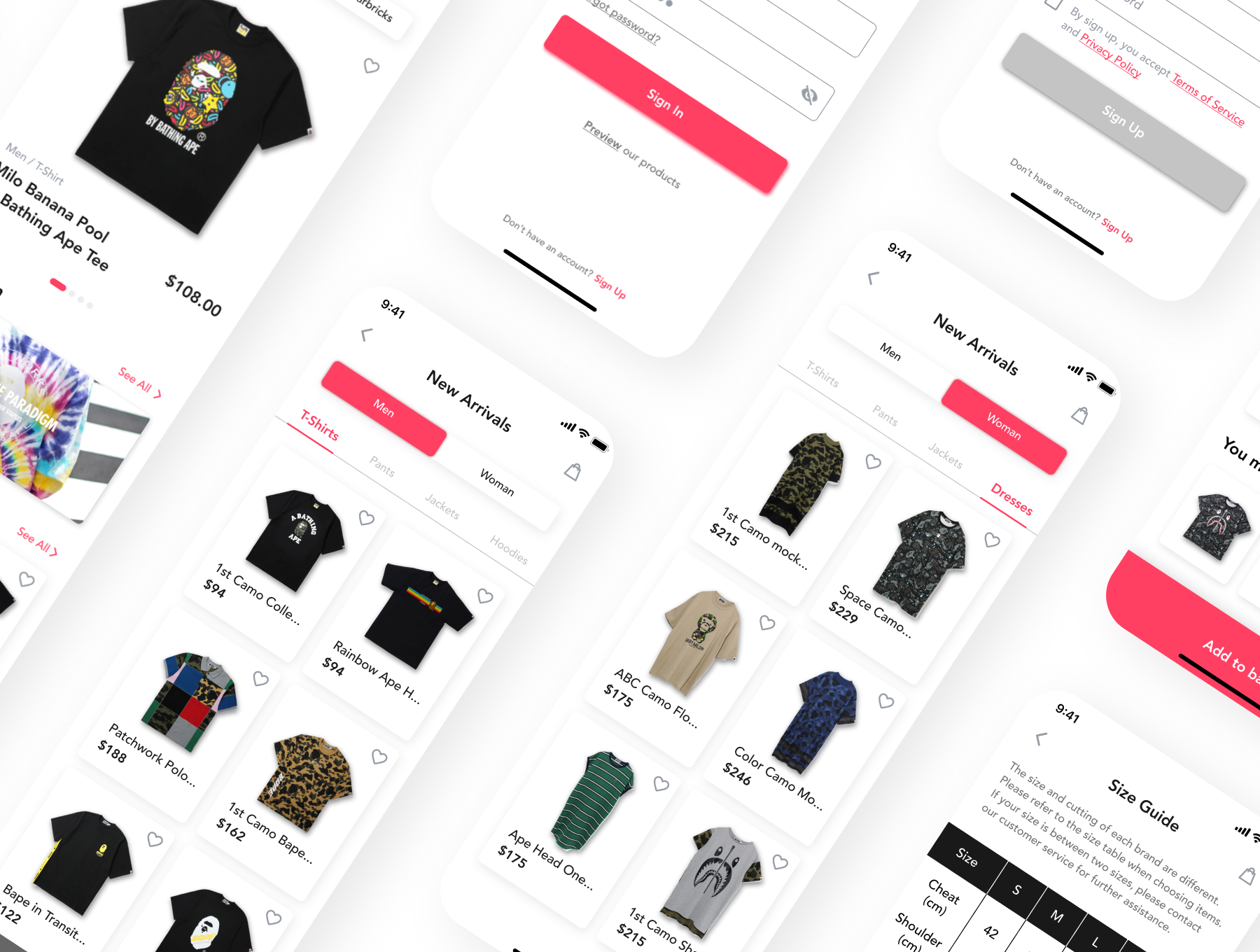 在线购物电子商务应用程序APP UI套件FIG模板 HypeBeast - E-commerce App UI Kit_img_2