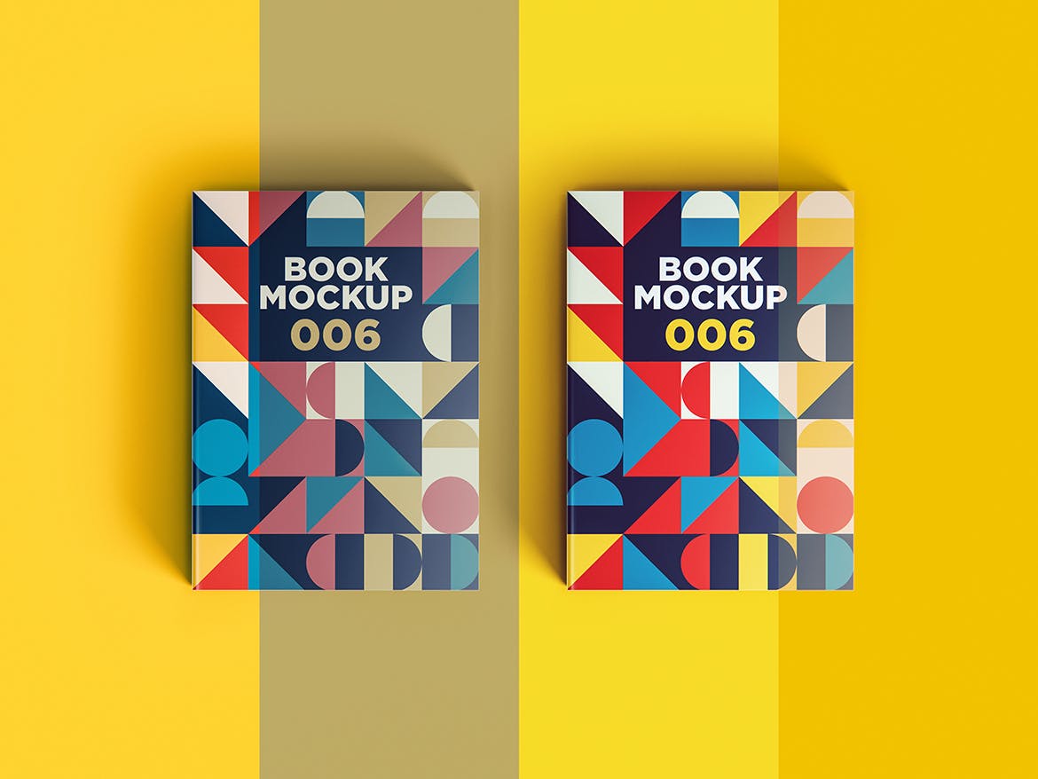 24款逼真精装书画册设计展示样机模板 Book Mockup Set_img_2