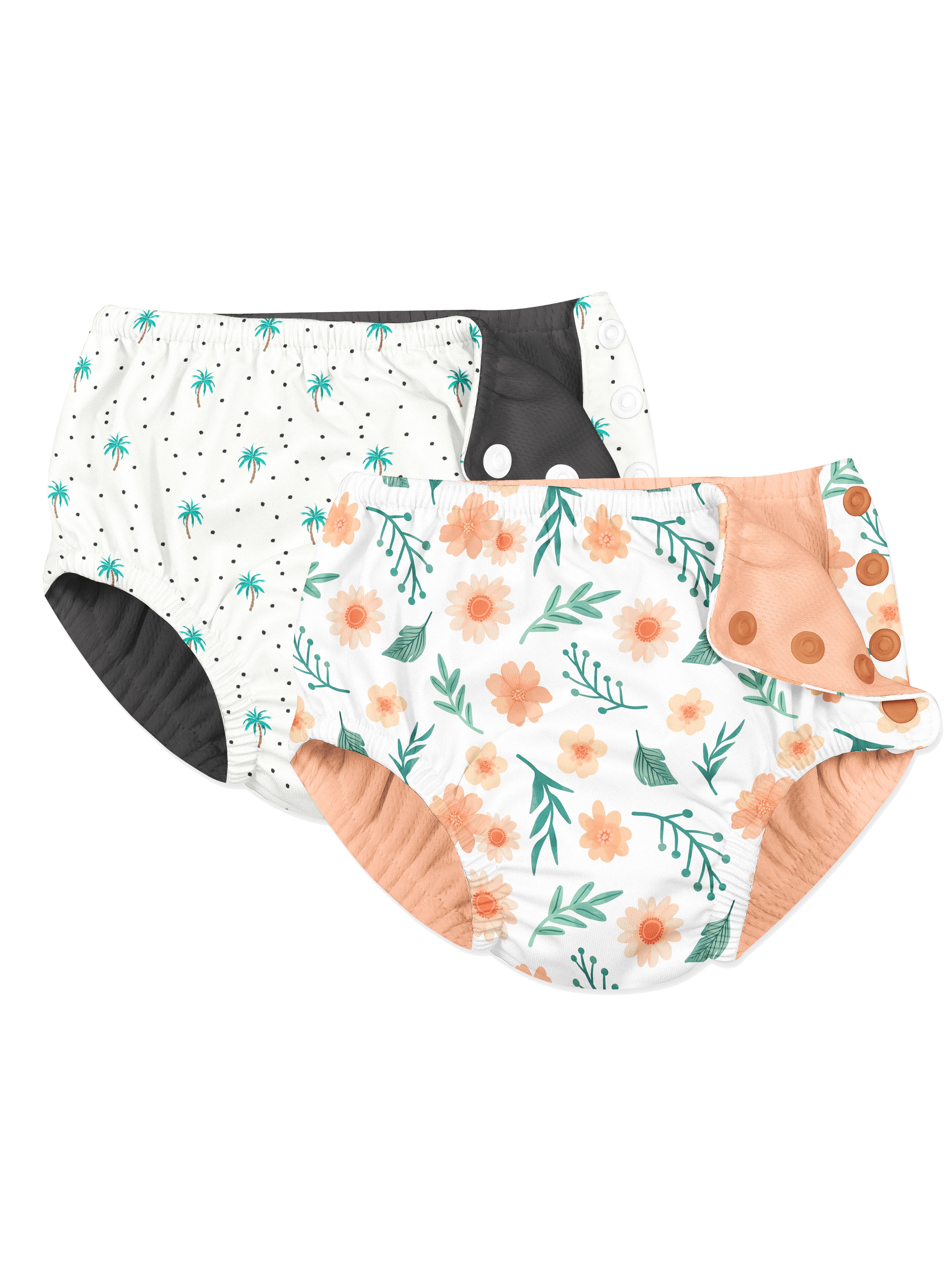 婴儿游泳纸尿裤印花设计展示样机集 Baby Swim Diaper Mockups Set_img_2