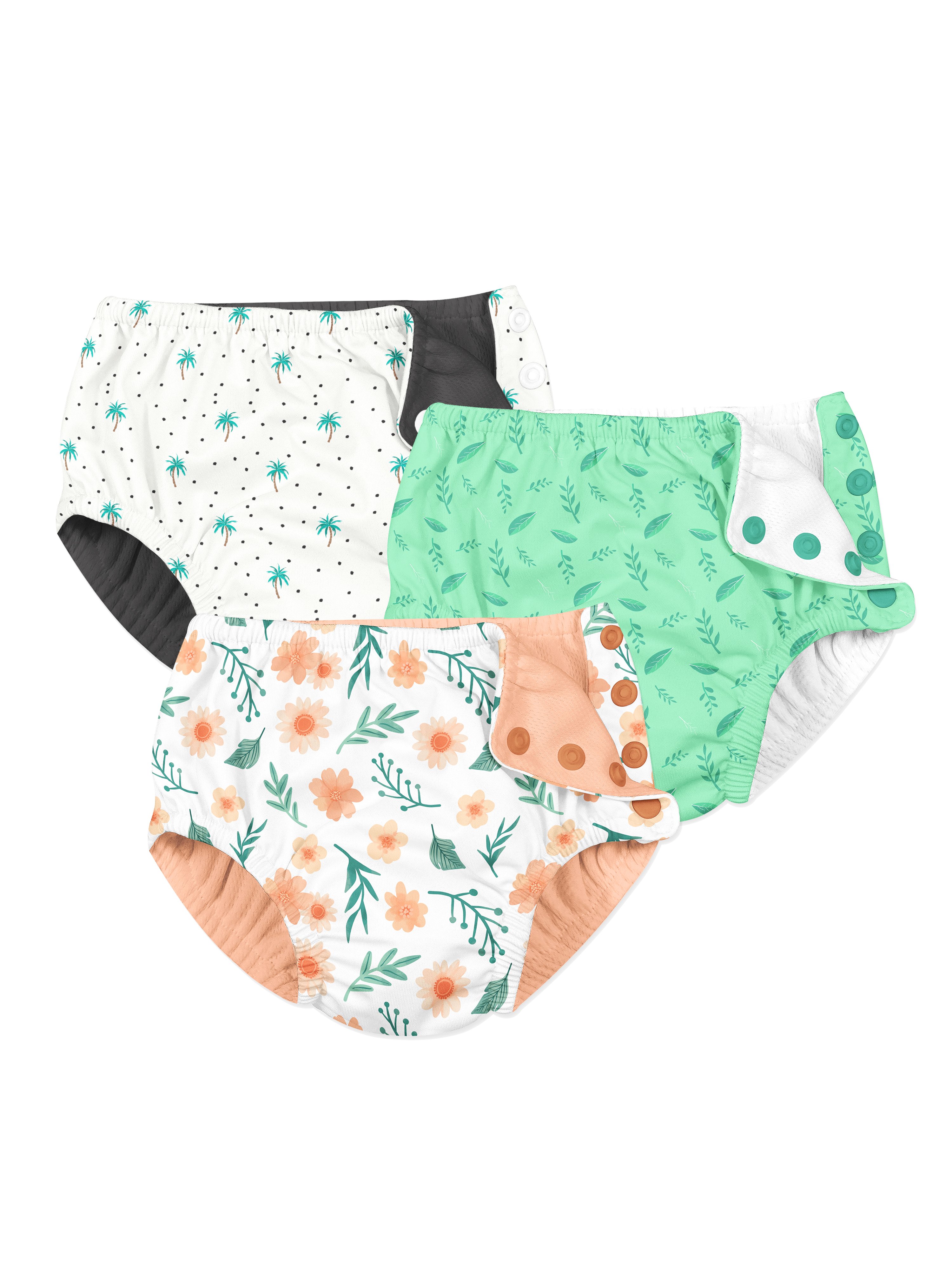 婴儿游泳纸尿裤印花设计展示样机集 Baby Swim Diaper Mockups Set_img_2