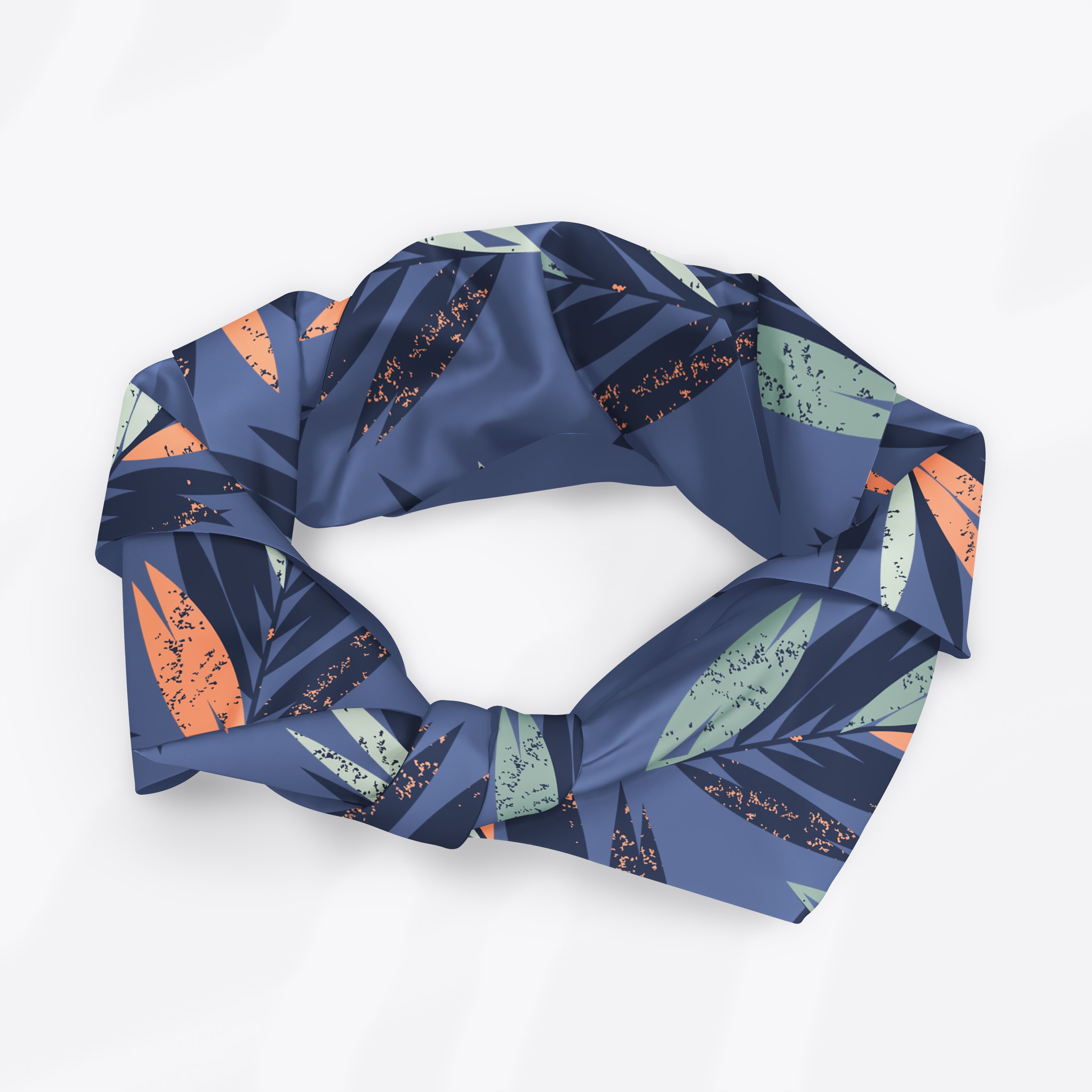 9款多角度丝巾围巾银行丝巾展示样机模板合集 9x Bandana Scarf Mockups Set_img_2