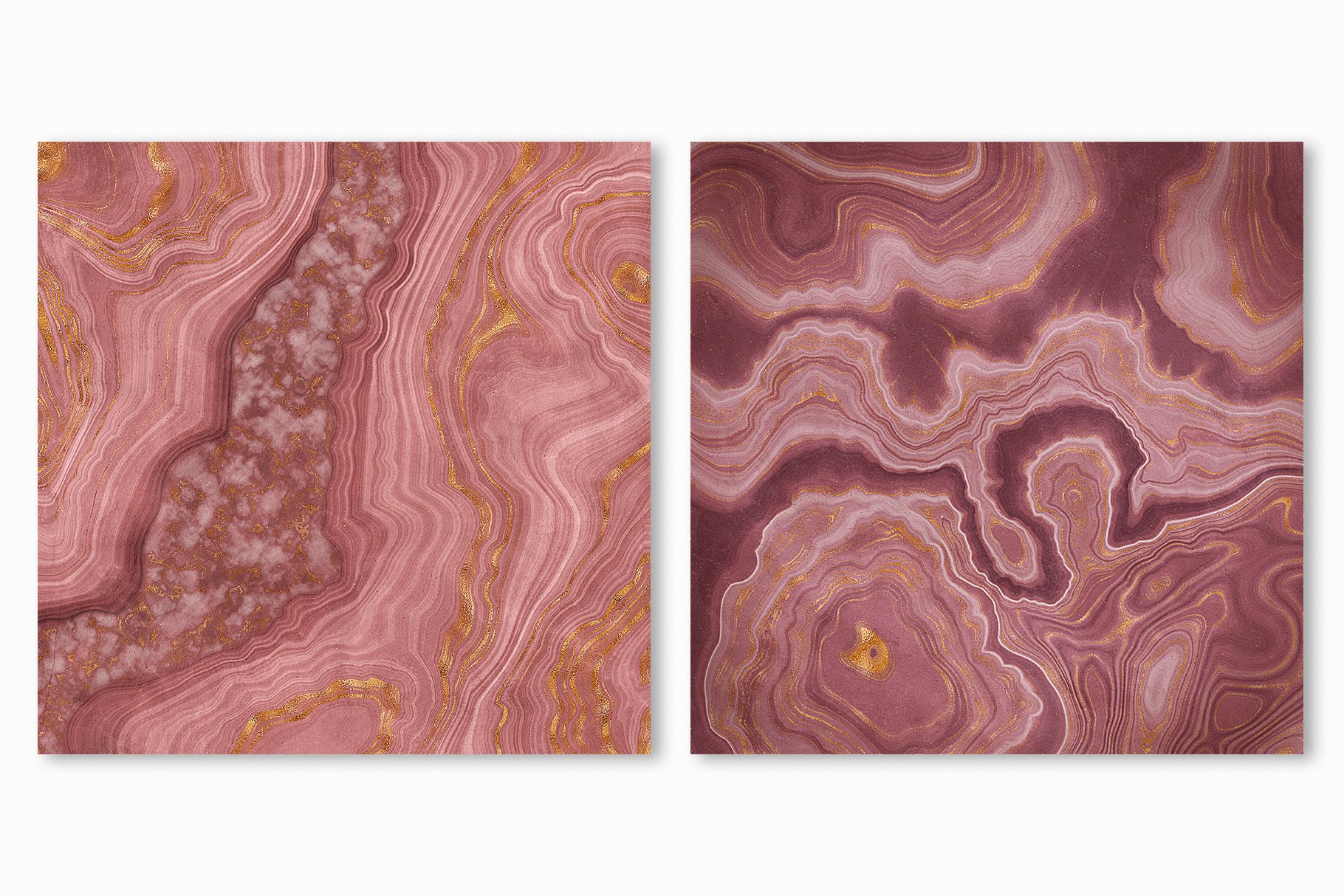 高清柔和粉色玛瑙纹理背景PNG免抠图片素材 Pink Agate Illustrations & Textures_img_2