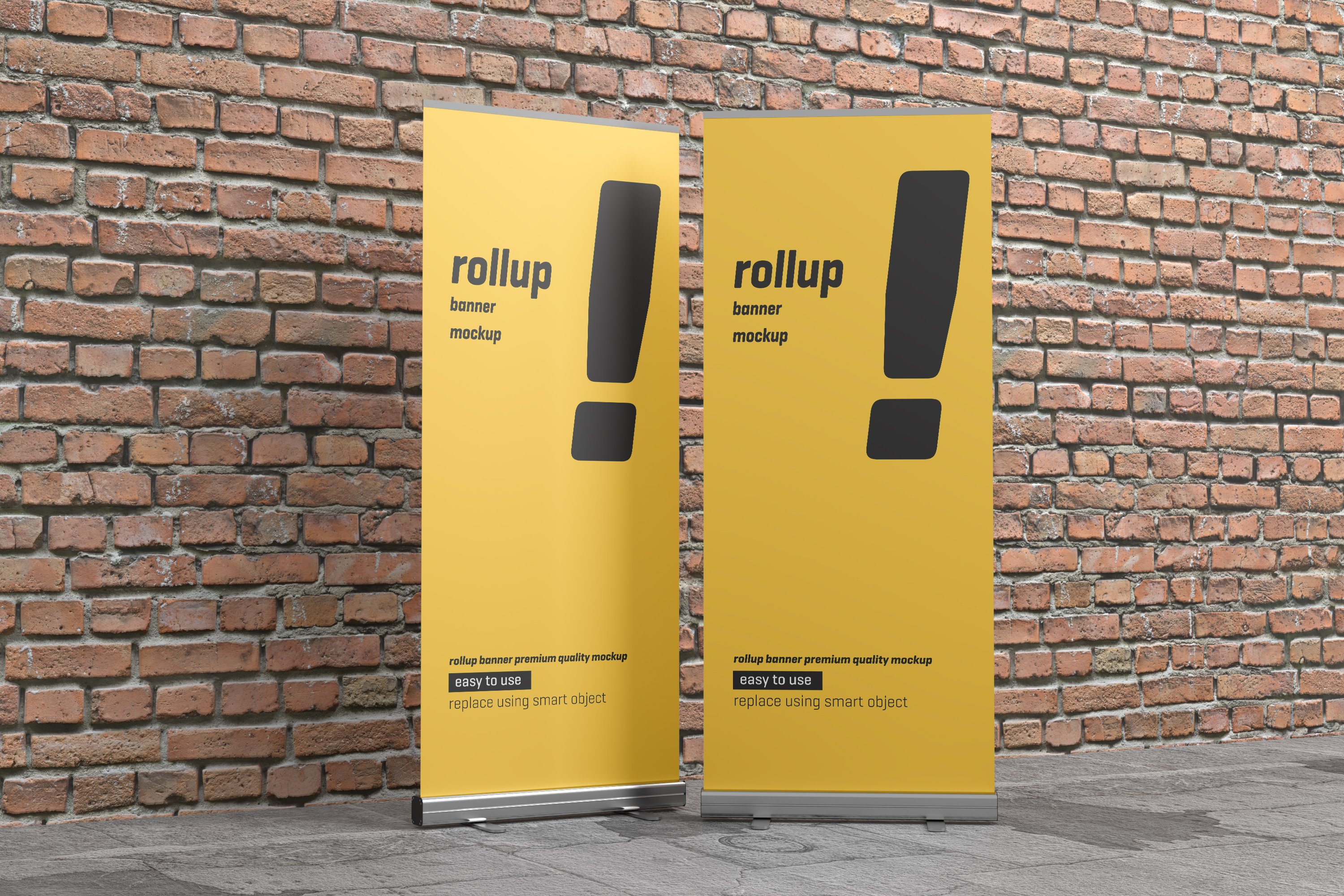 24款易拉宝海报展架设计展示样机模板 Roll Up Banner Mockup_img_2