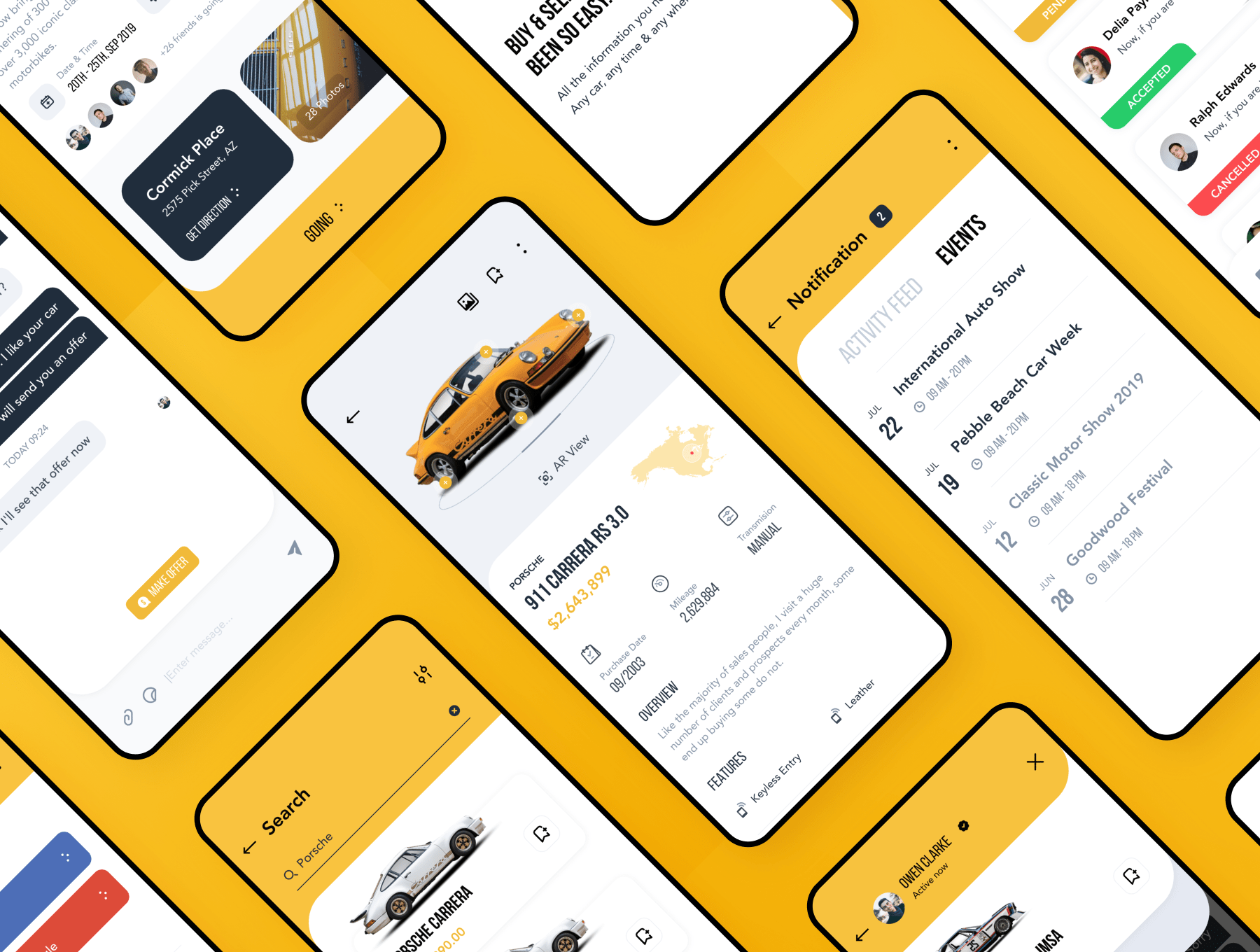 汽车在线销售服务应用程序APP UI套件 tmrw.car - Car Marketplace UI Kit_img_2