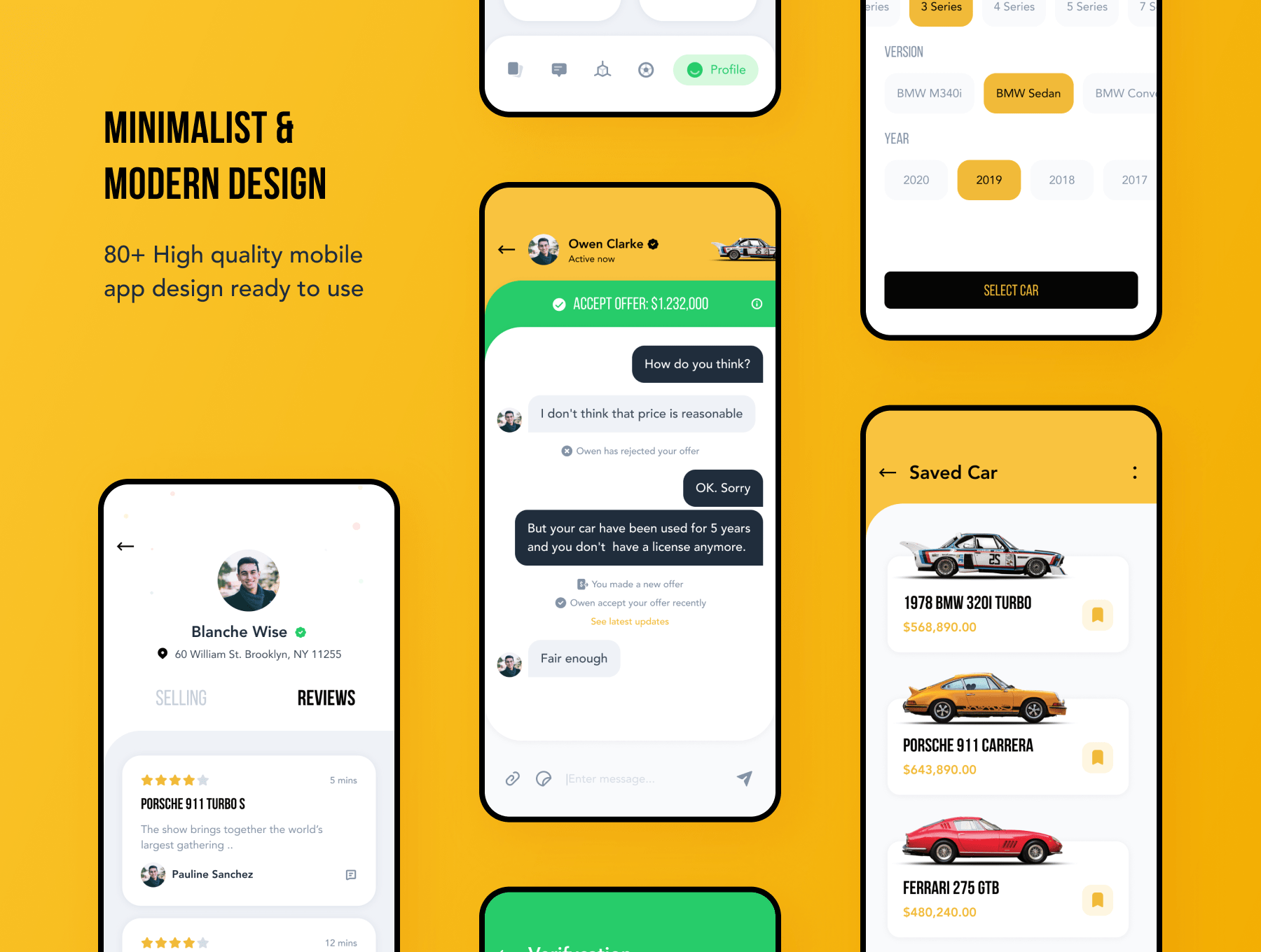 汽车在线销售服务应用程序APP UI套件 tmrw.car - Car Marketplace UI Kit_img_2