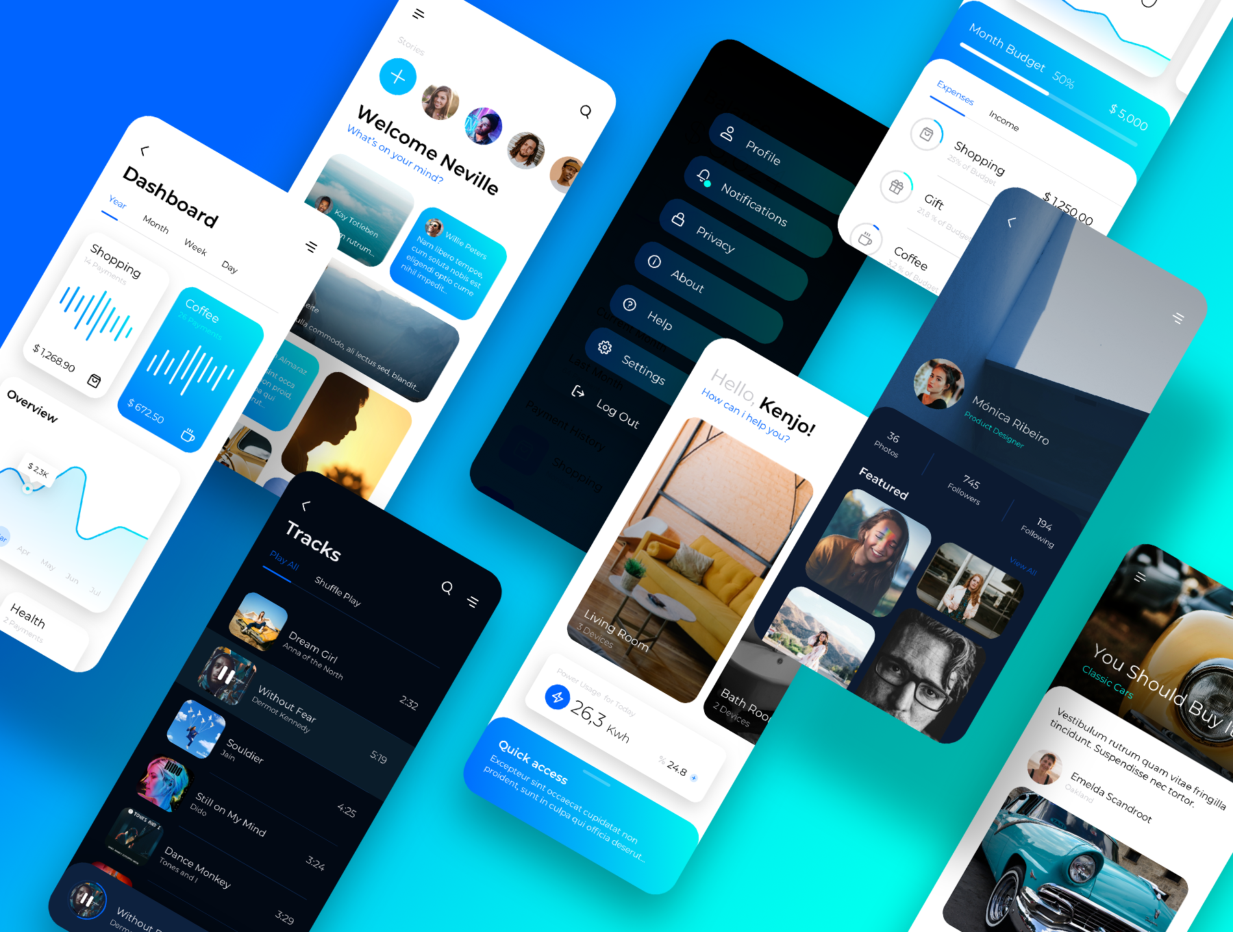 多功能商城社交摄影应用APP UI套件 ICE Multipurpose Figma UI Kit_img_2