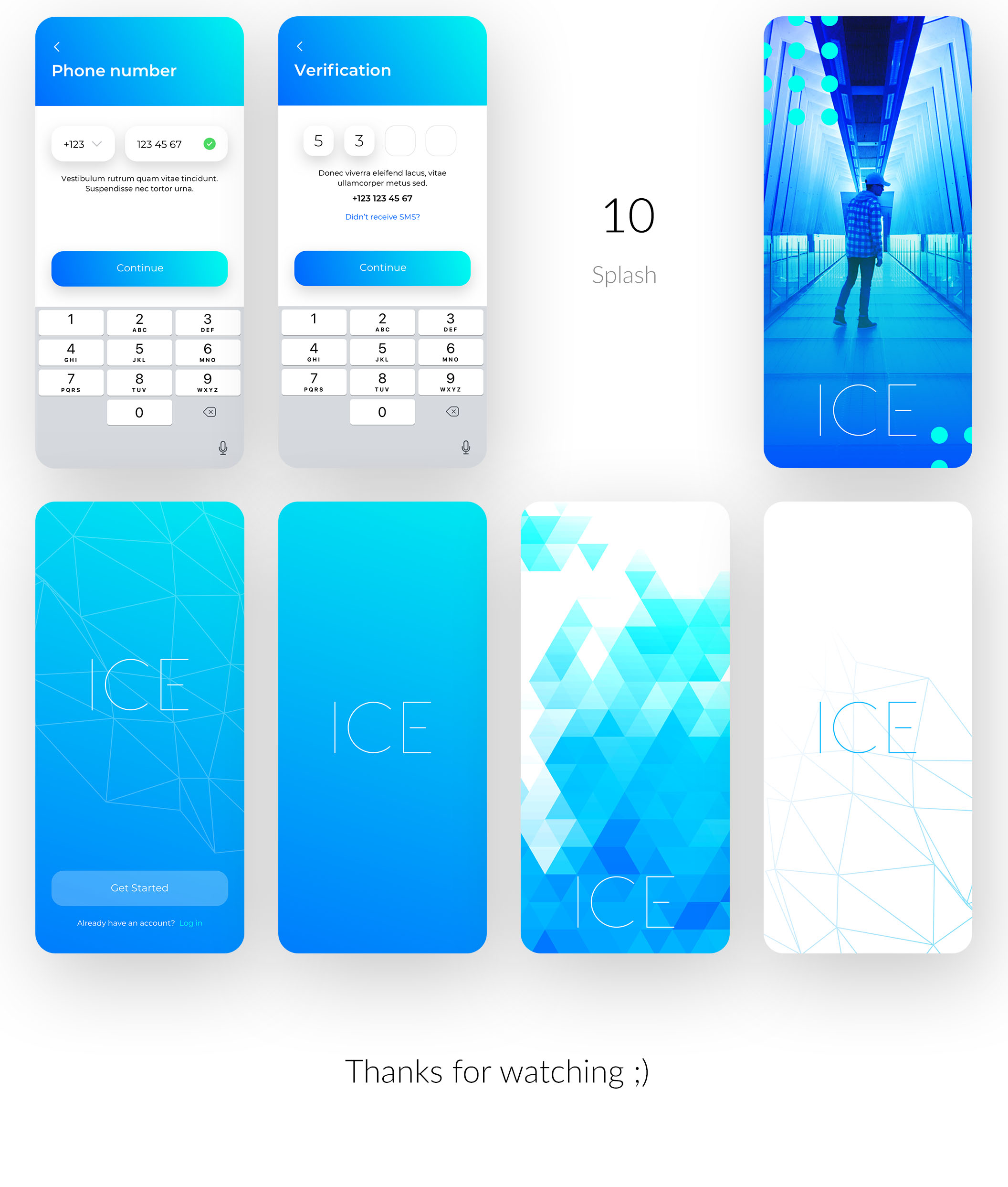 多功能商城社交摄影应用APP UI套件 ICE Multipurpose Figma UI Kit_img_2