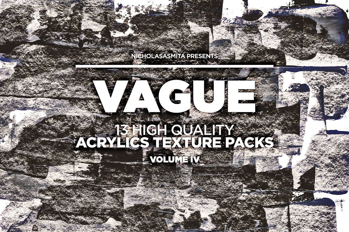 13款高清抽象丙烯酸涂料背景纹理图片素材 Vague IV: 13 Acrylics Textures_img_2