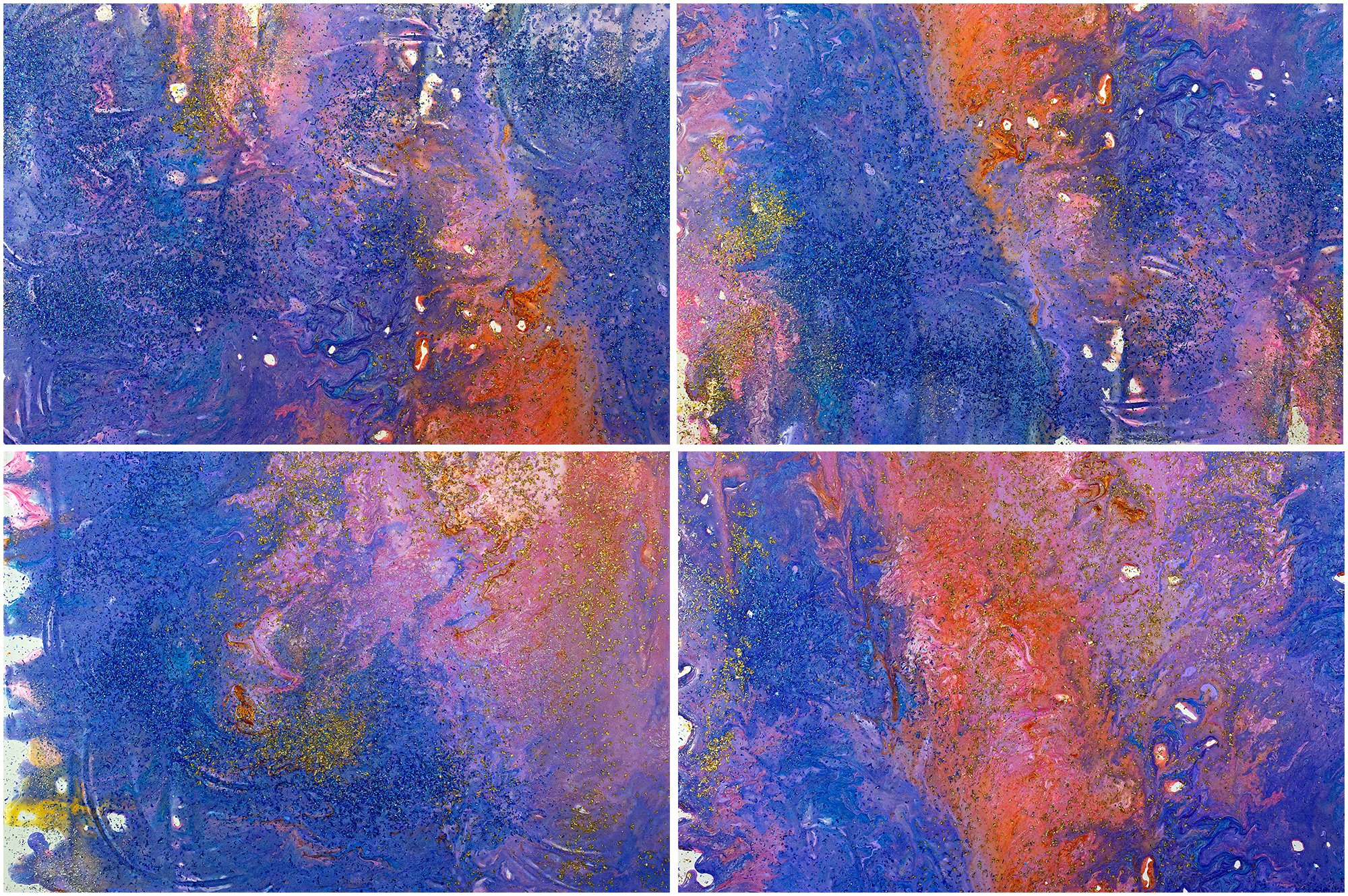 28款高清多彩抽象丙烯颜料背景纹理图片素材 Liquid Paint - Colorful Textures_img_2
