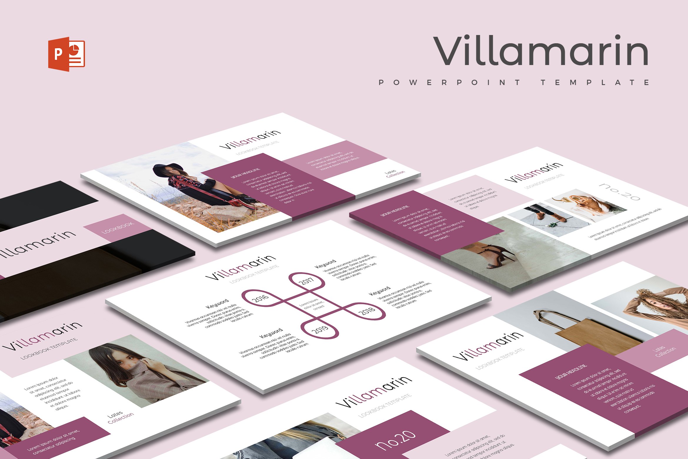 极简多用途排版演示文稿设计模板 Villamarin - Powerpoint Template_img_2