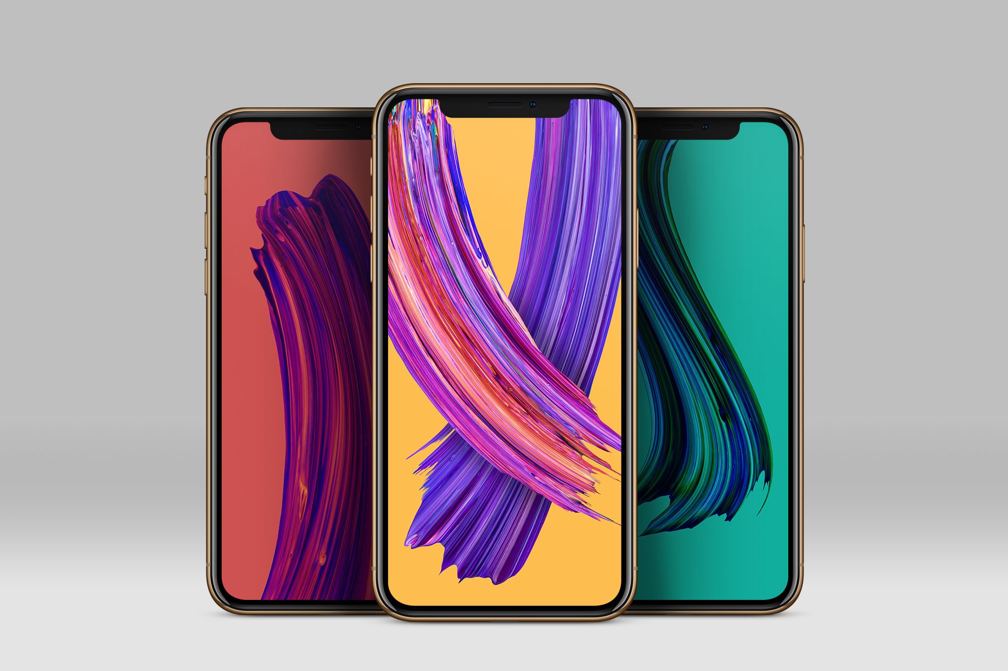 创意炫彩绘画颜料笔刷海报主视觉广告设计PS素材 Vibrant Paint Strokes_img_2