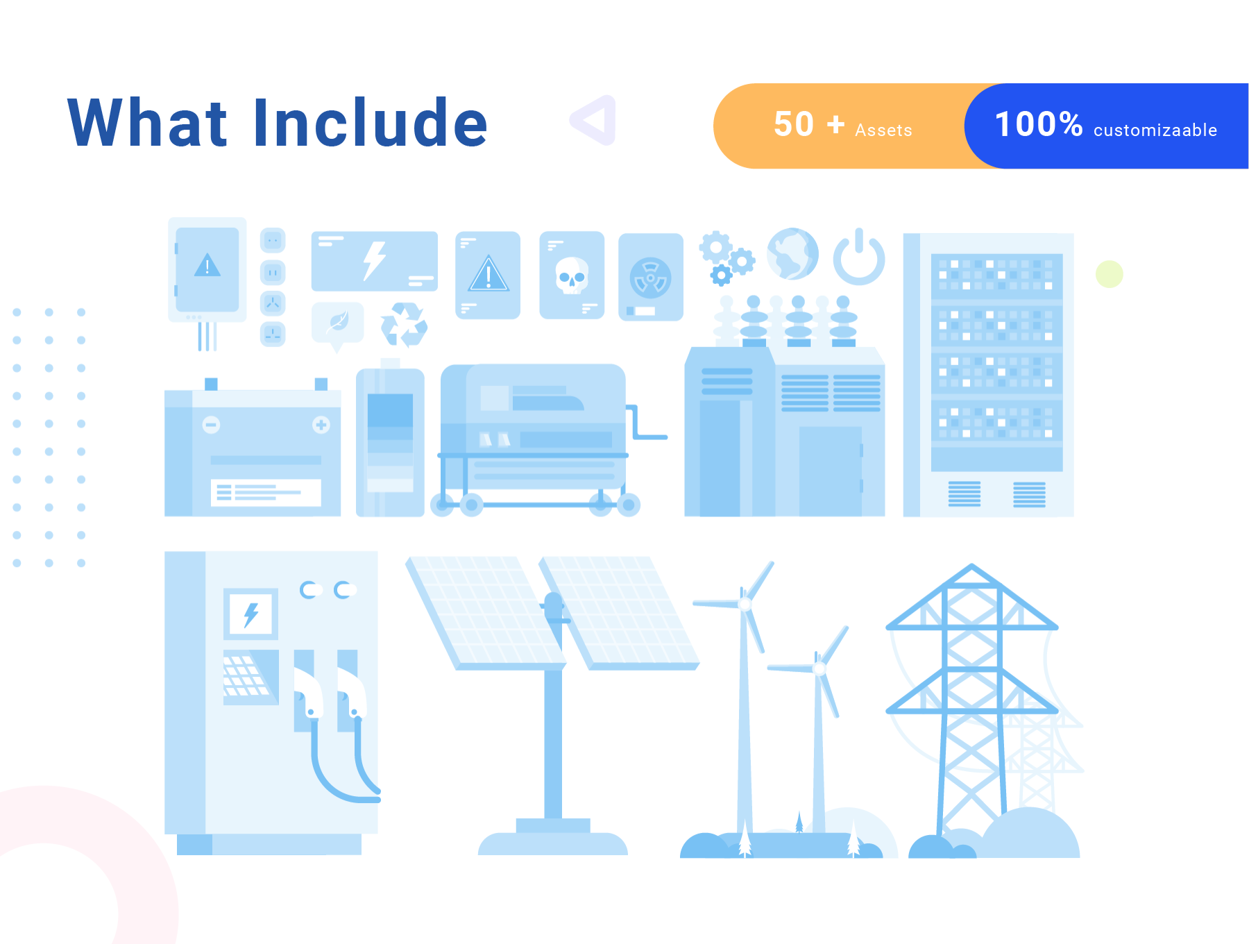 可再生能源行业网站WEB&APP应用设计矢量插图 Renewable Energy Illustration Kit Vol 1.0_img_2