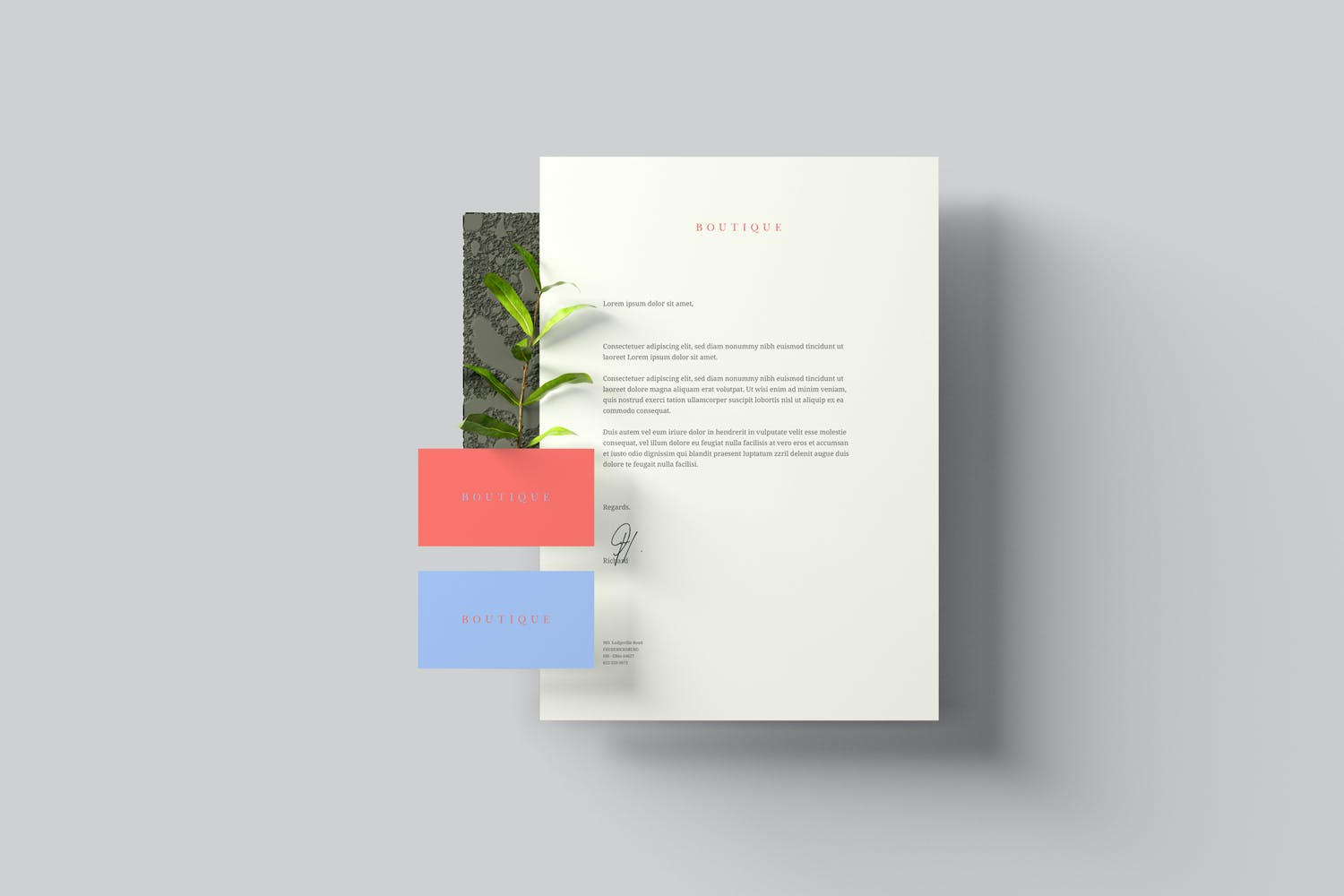 品牌VI设计办公用品展示样机模板 Branding Stationery Mockups_img_2