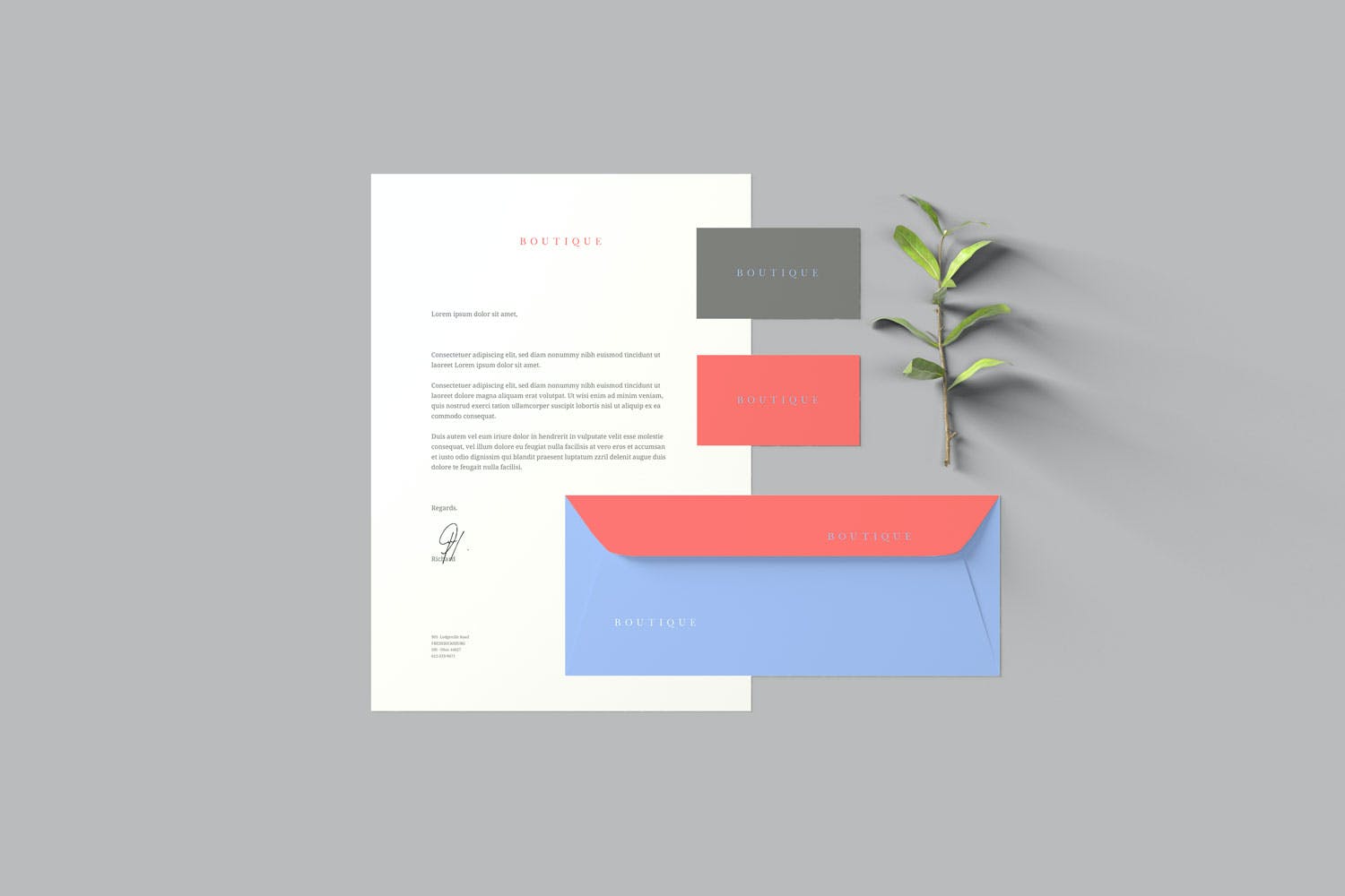 品牌VI设计办公用品展示样机模板 Branding Stationery Mockups_img_2