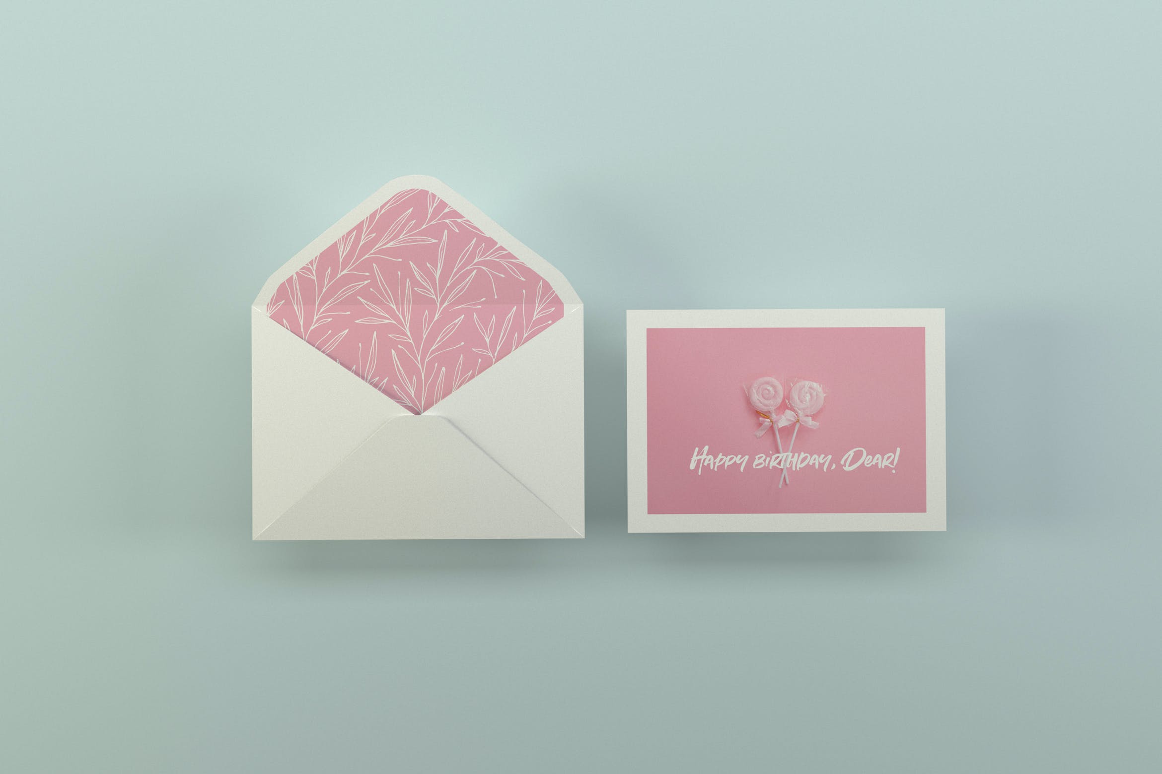 贺卡邀请函设计展示样机 Greeting Card Mockups_img_2