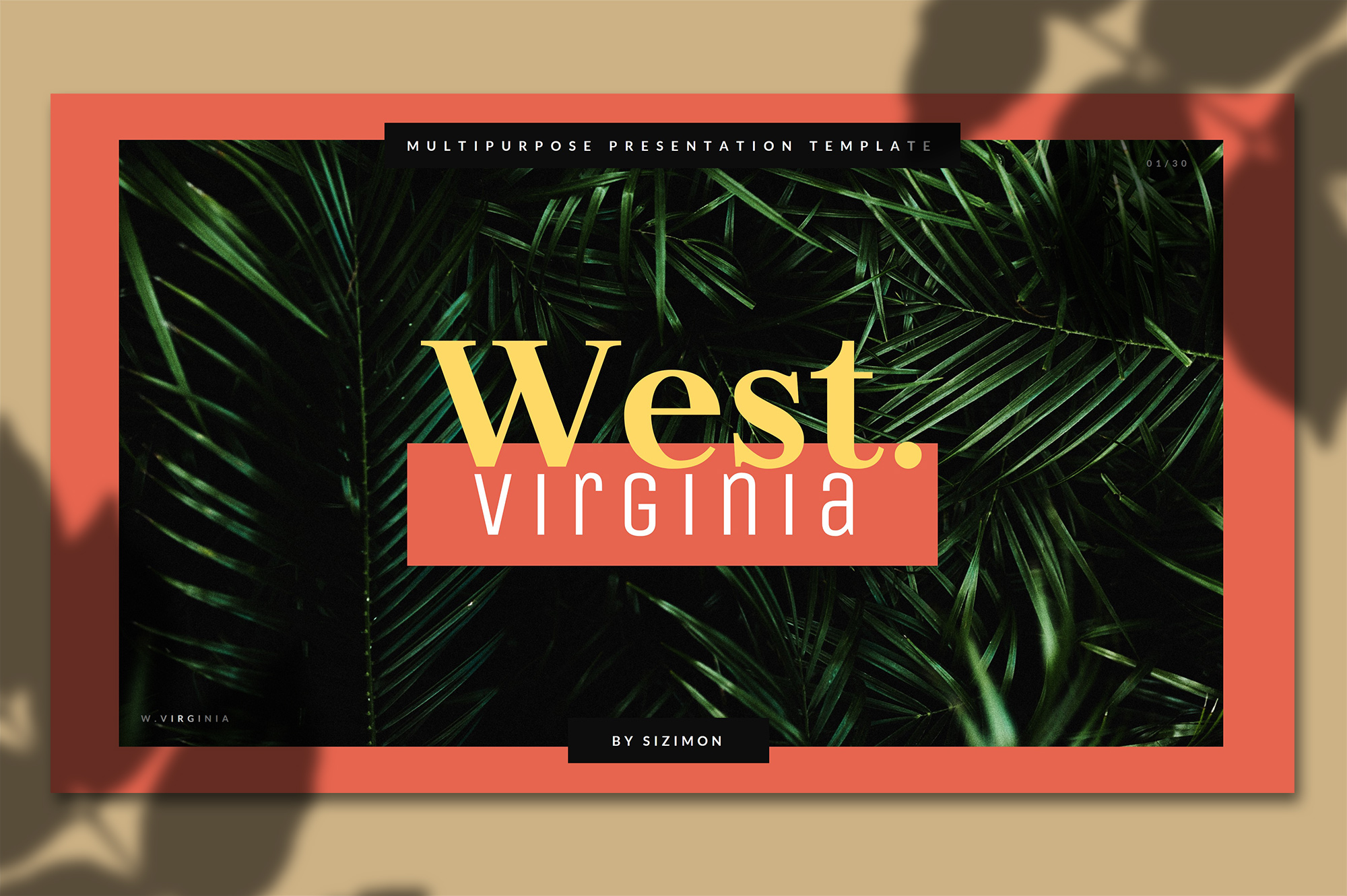 时尚产品营销策划书PPT幻灯片模板 West Virginia Presentation - Powerpoint_img_2