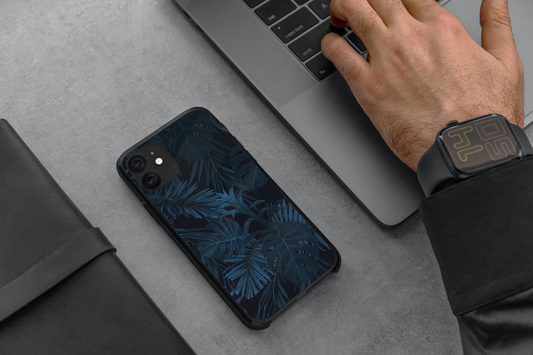 11款Phone 11/Pro智能手机壳外观设计展示样机模板 Phone 11/Pro Clear Case Mockup_img_2