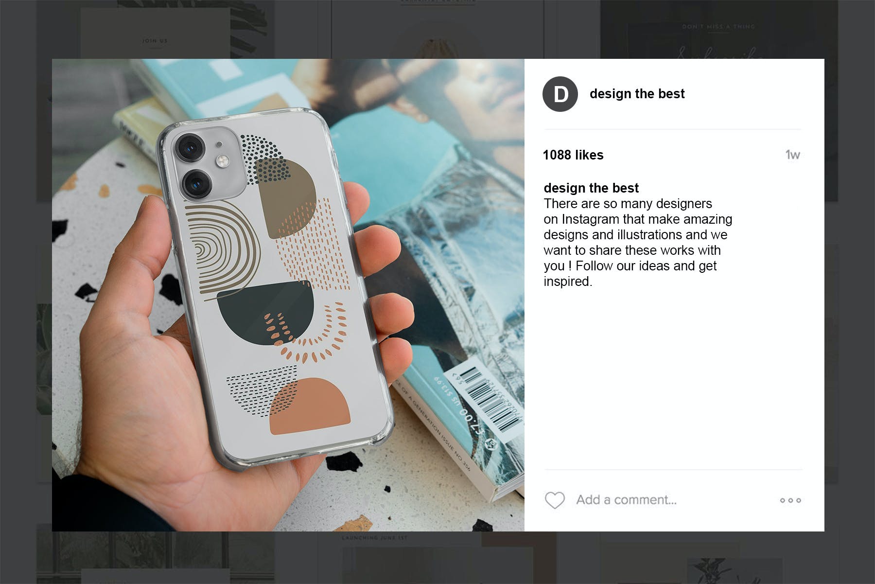 11款Phone 11/Pro智能手机壳外观设计展示样机模板 Phone 11/Pro Clear Case Mockup_img_2