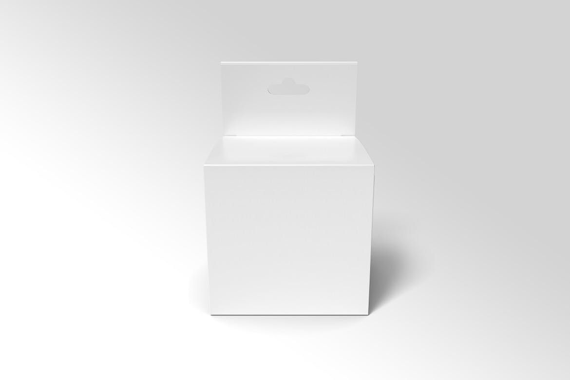 方形产品包装纸盒设计展示样机模板 Square Box Mockup Packaging_img_2