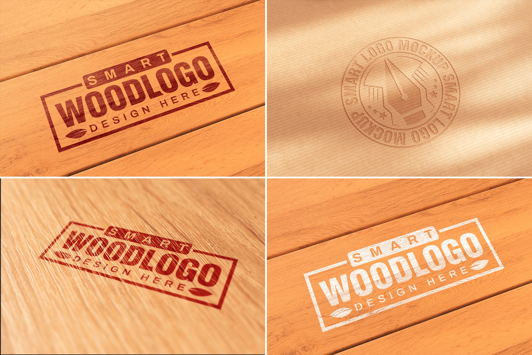 100个徽标标志LOGO设计展示样机模板合集 100 Logo Mockups Bundle Vol.3_img_2