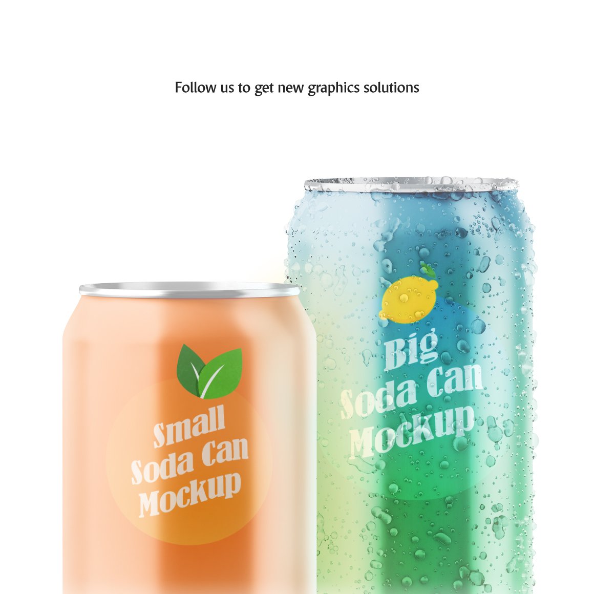 饮料汽水易拉罐锡罐设计动态展示样机 Soda Can Animated Mockup_img_2