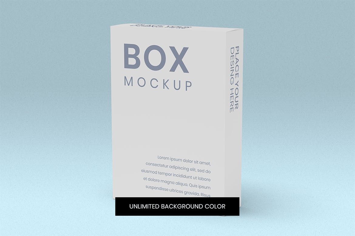 8款方形产品包装纸盒设计展示样机 Box Mockup 8 PSD Files_img_2