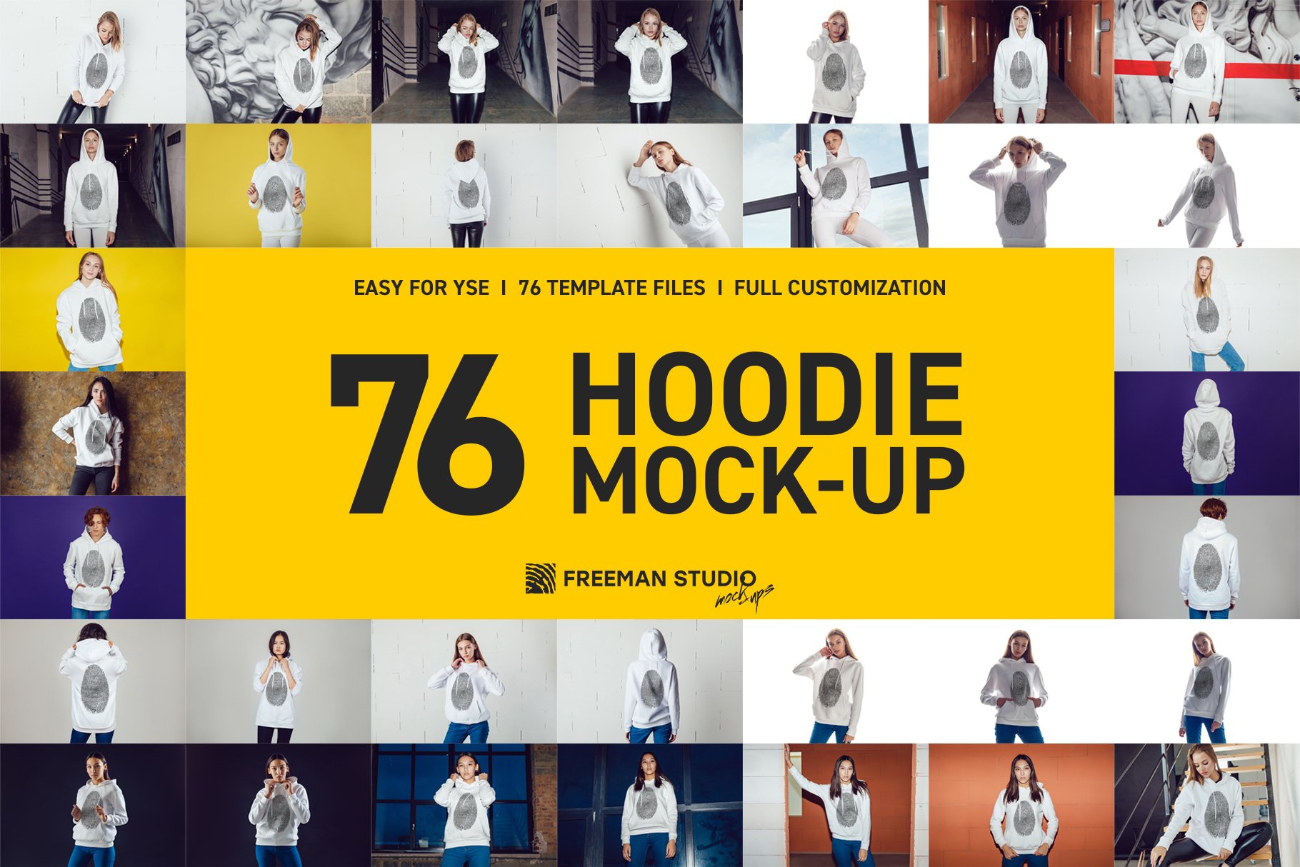 76款连衣帽卫衣印花设计展示样机合集 76 Hoodie Mockup Set_img_2